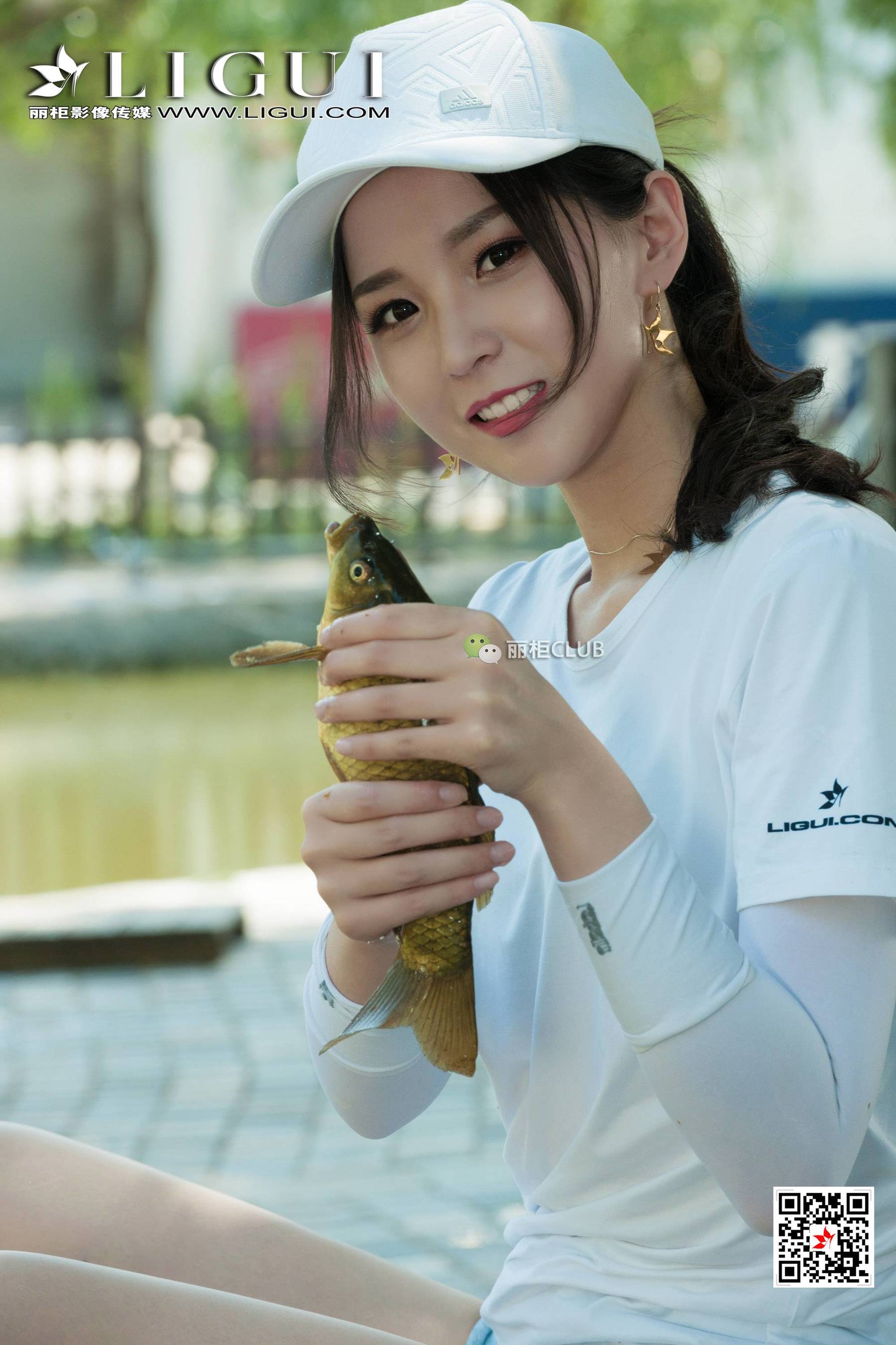 足模小戈《钓鱼小妹丝足》  网络丽人-图5