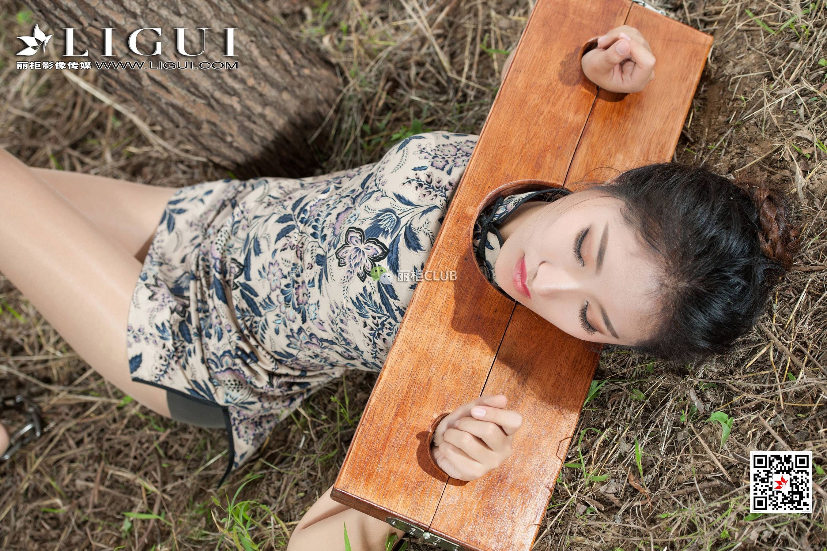 腿模思彤《旗袍美束镣铐人体》  网络丽人-图18