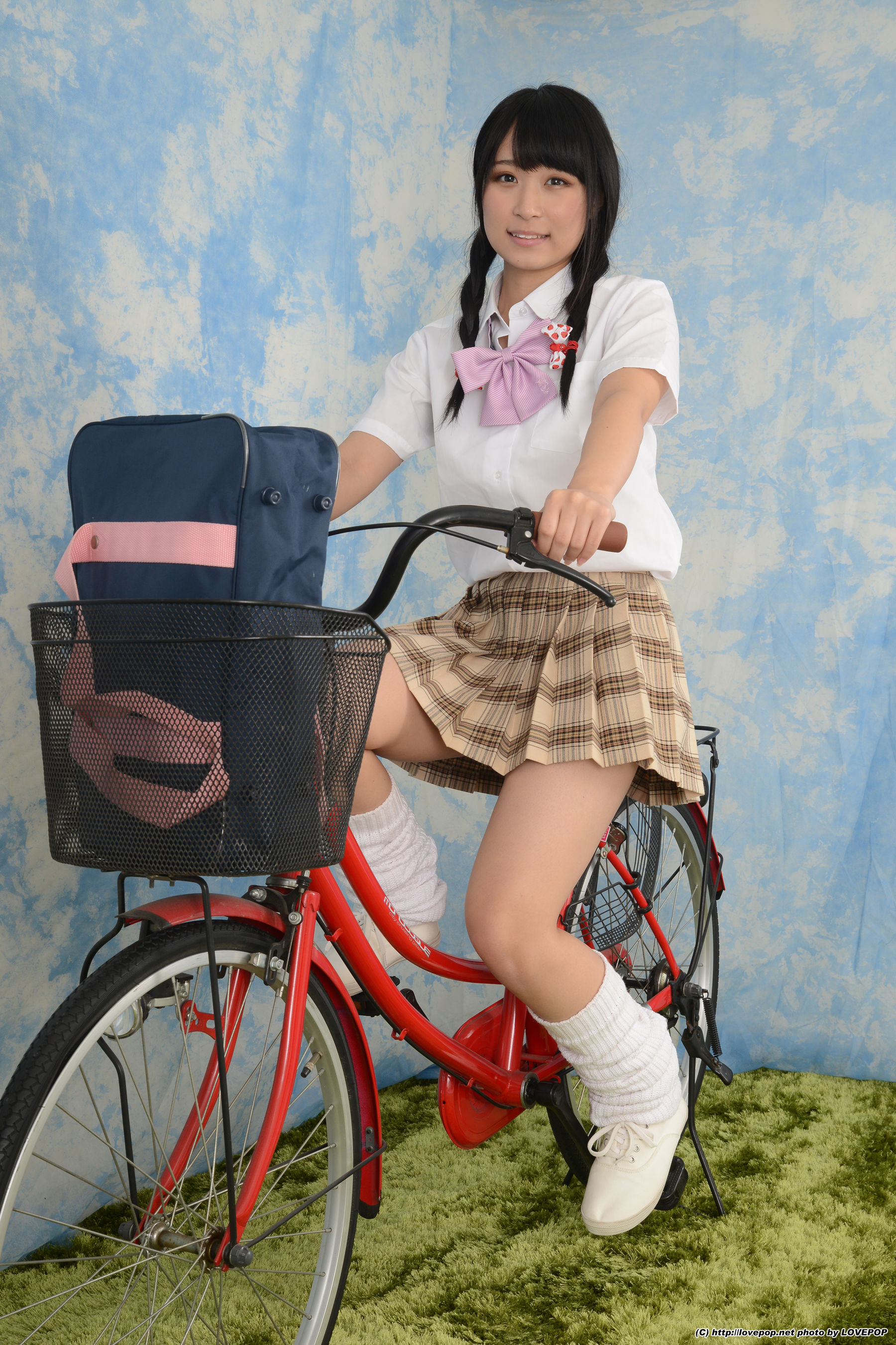 Mikuni Saran 三國さらん bicycle ! panchira!! - PPV-图60