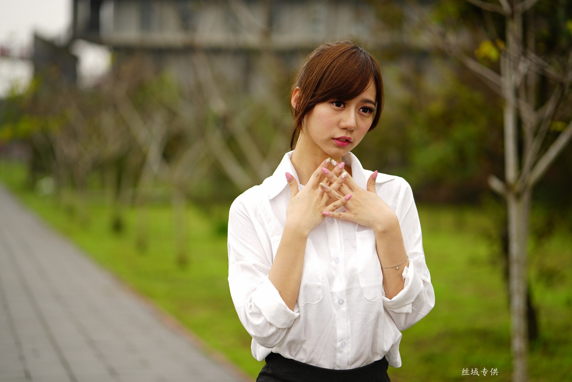 張芸菁 東海大學二校區～（教师OL套装）-图137