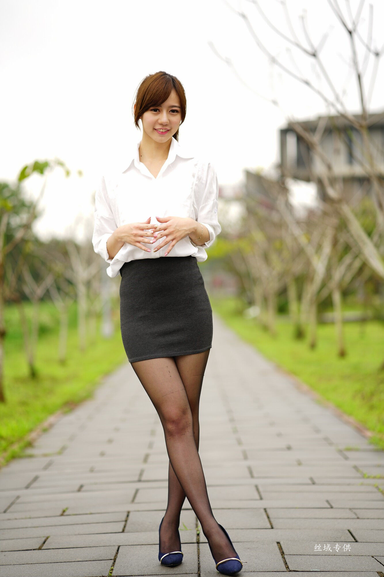 張芸菁 東海大學二校區～（教师OL套装）-图28