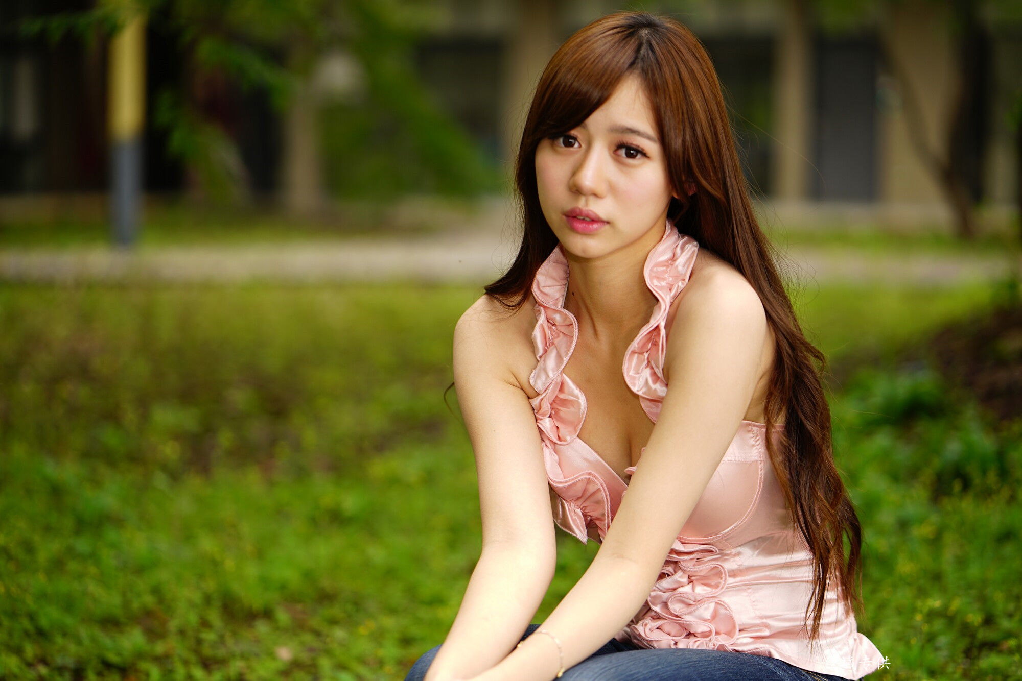 張芸菁 東海大學二校區～（教师OL套装）-图43