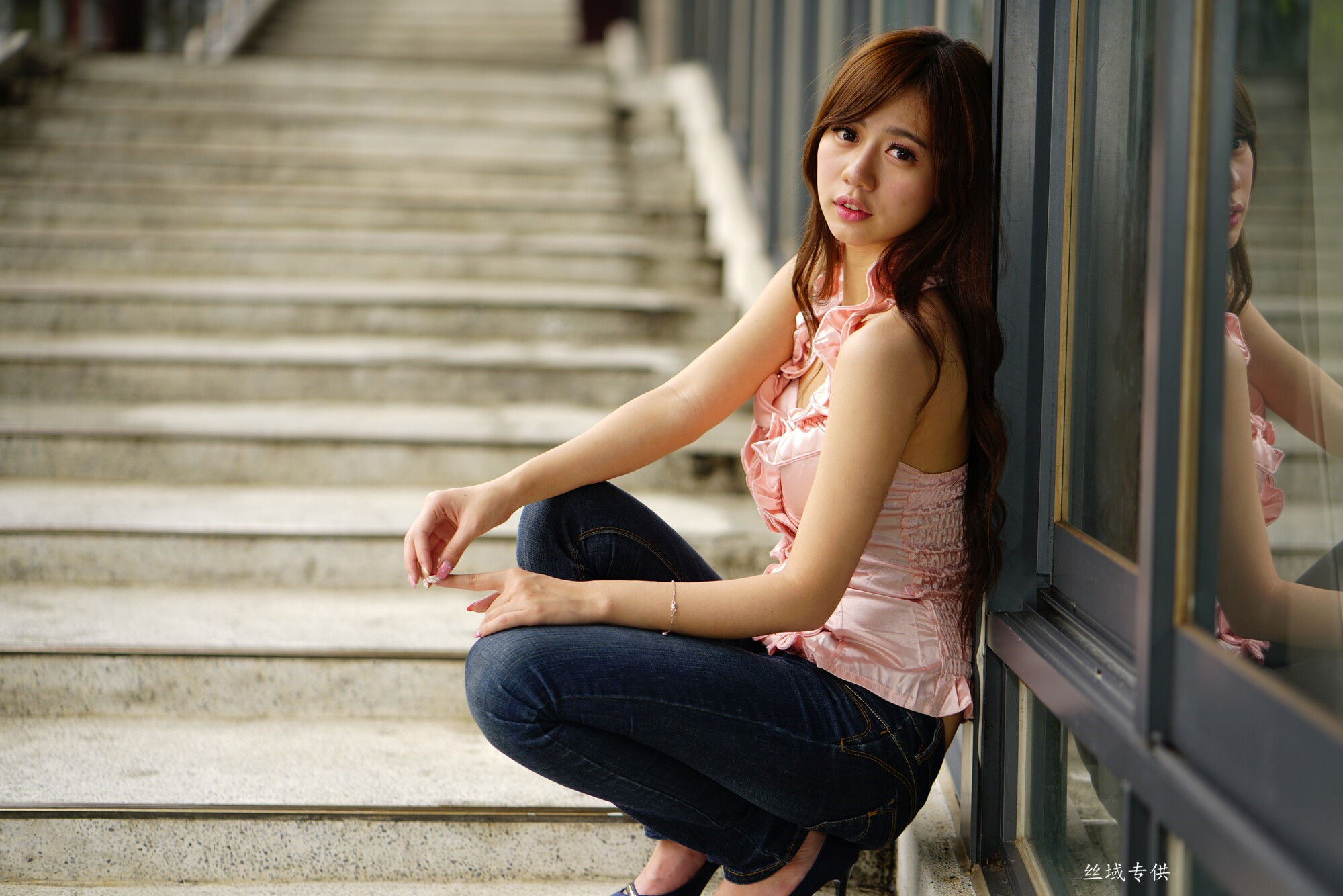 張芸菁 東海大學二校區～（教师OL套装）-图50