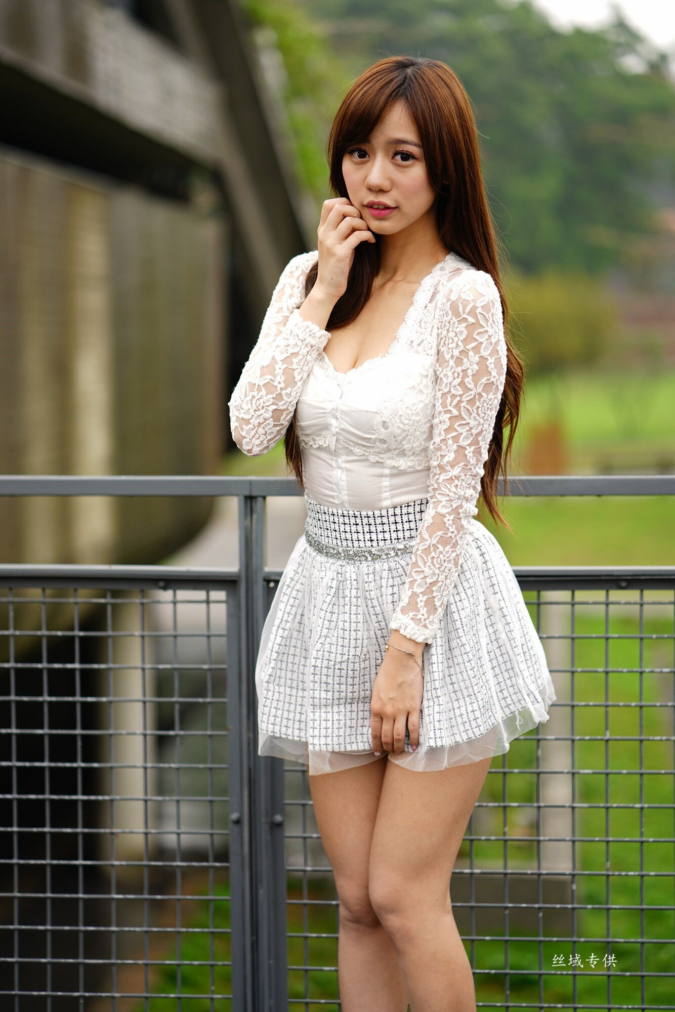 張芸菁 東海大學二校區～（教师OL套装）-图74