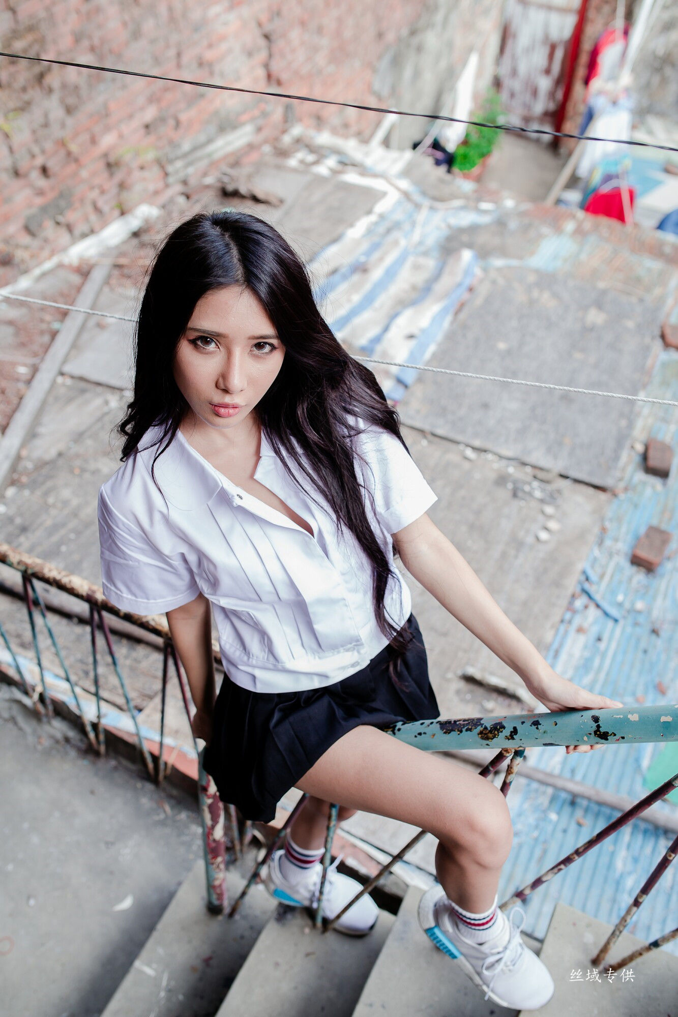 沈綺綺 水手服內衣外拍 三套服装-图16