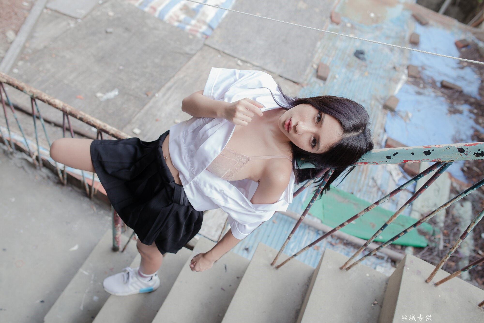 沈綺綺 水手服內衣外拍 三套服装-图17