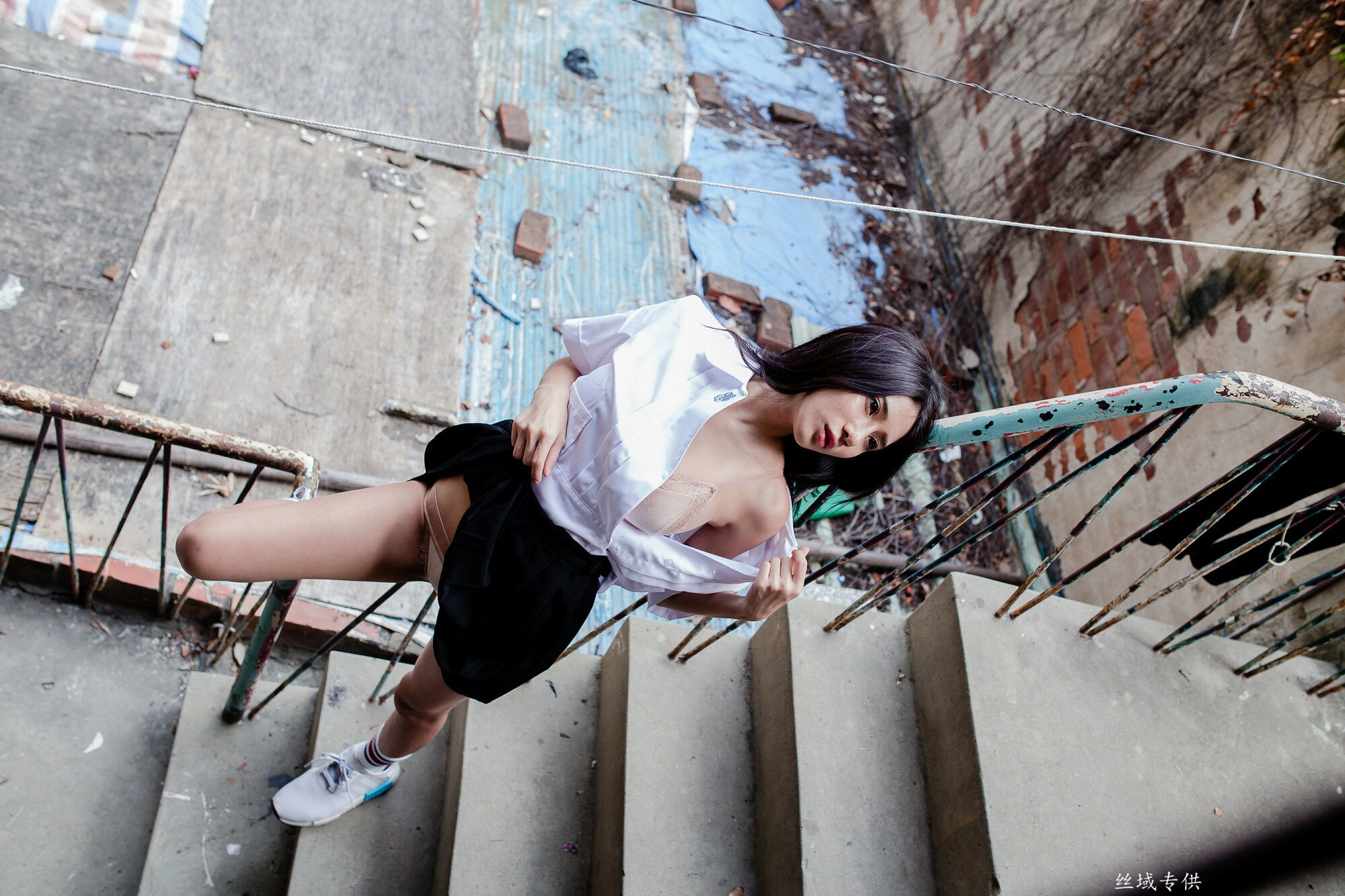 沈綺綺 水手服內衣外拍 三套服装-图20