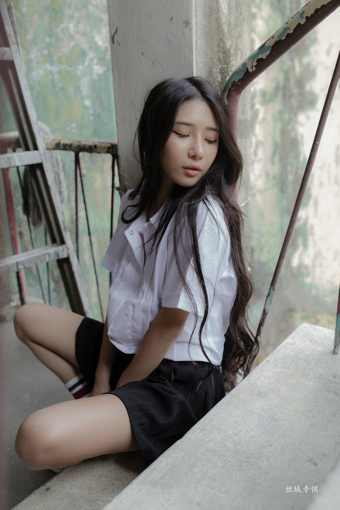 沈綺綺 水手服內衣外拍 三套服装-图28