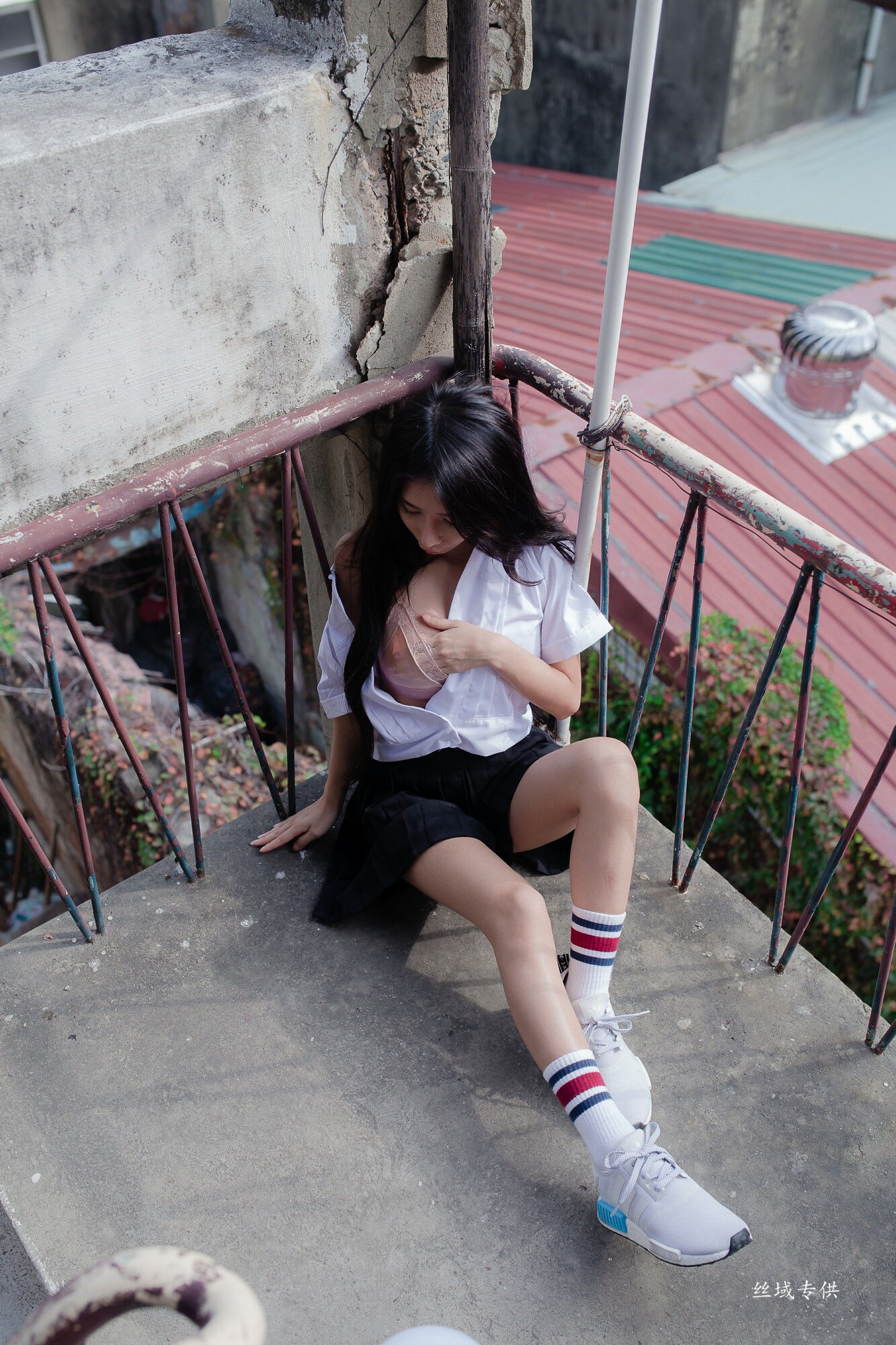 沈綺綺 水手服內衣外拍 三套服装-图34