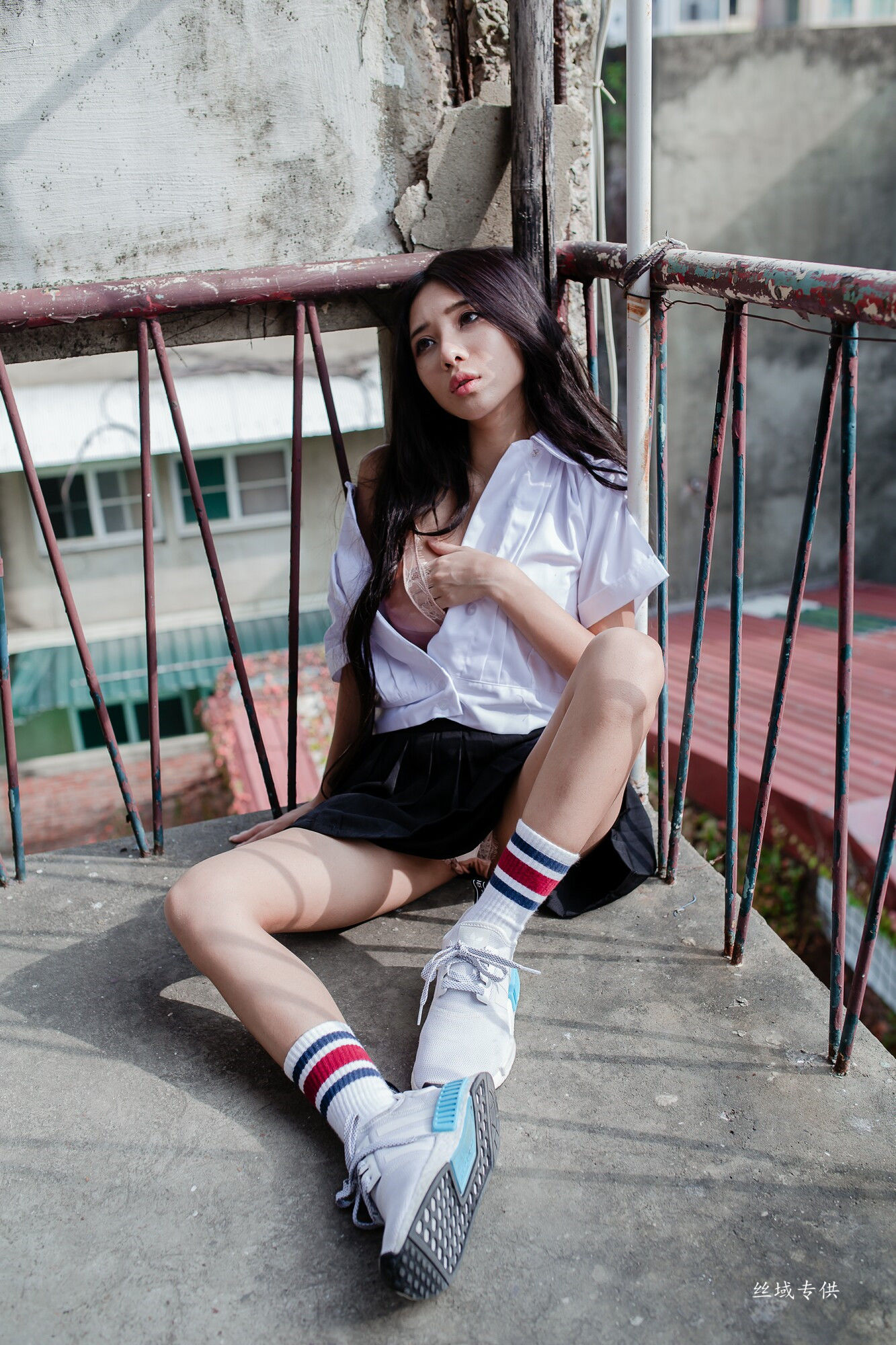 沈綺綺 水手服內衣外拍 三套服装-图35