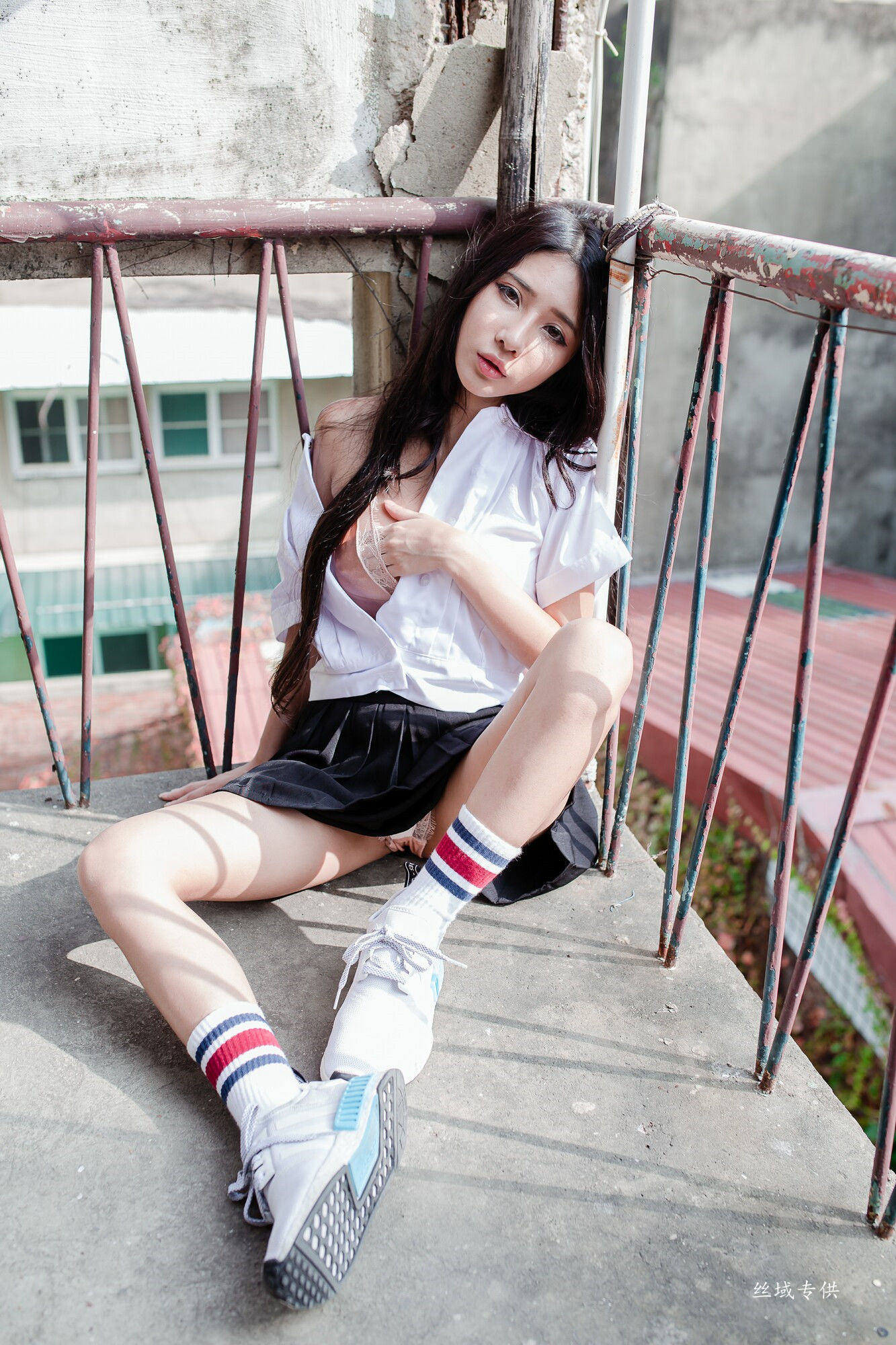 沈綺綺 水手服內衣外拍 三套服装-图36