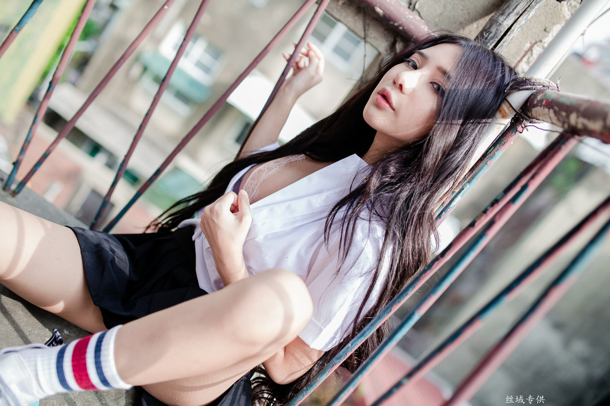 沈綺綺 水手服內衣外拍 三套服装-图44