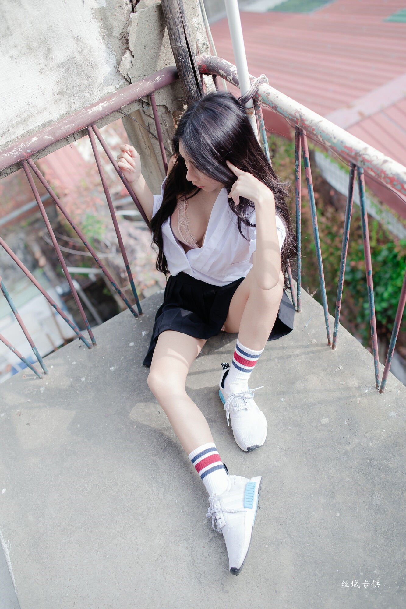 沈綺綺 水手服內衣外拍 三套服装-图45