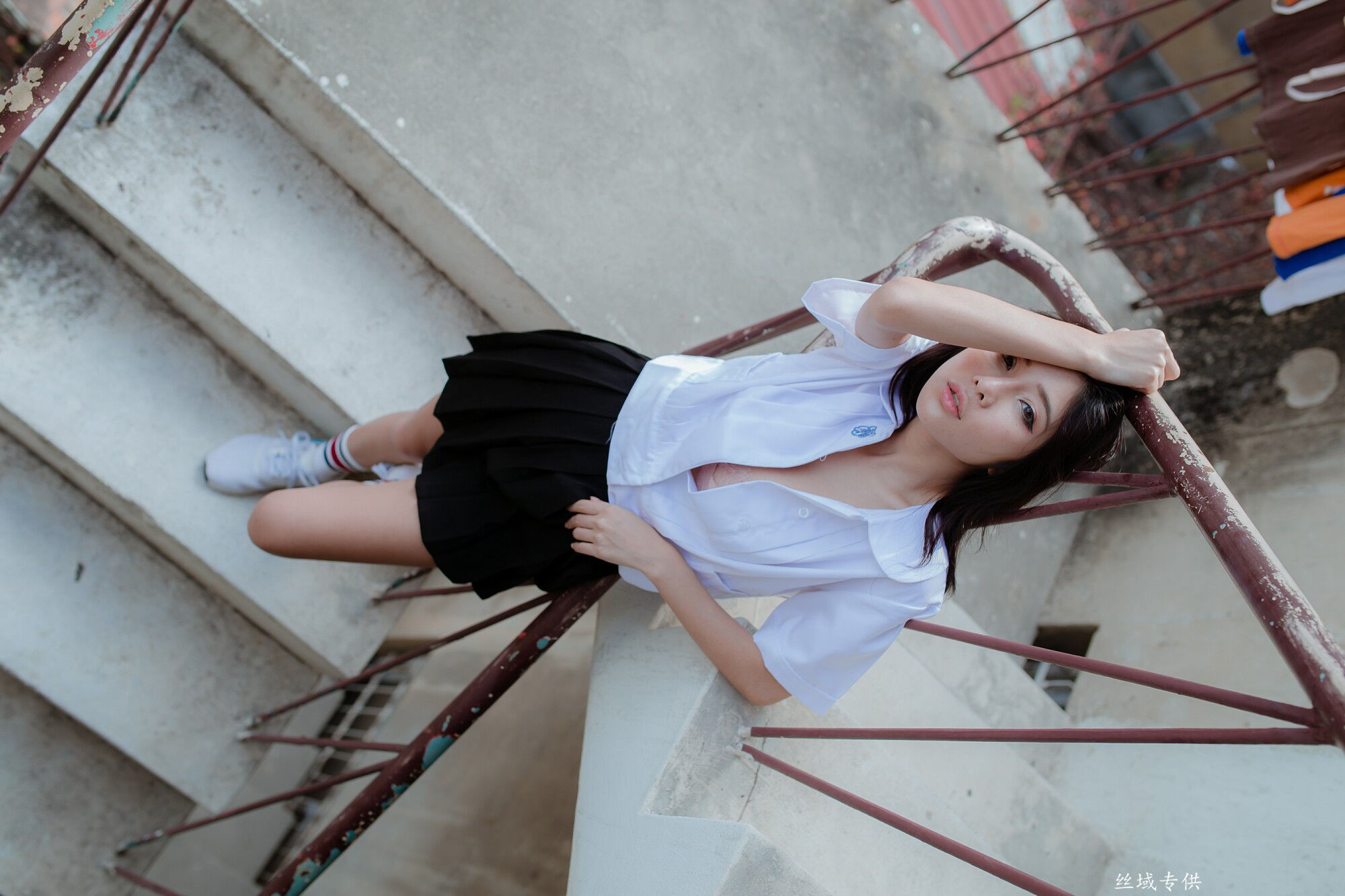 沈綺綺 水手服內衣外拍 三套服装-图53