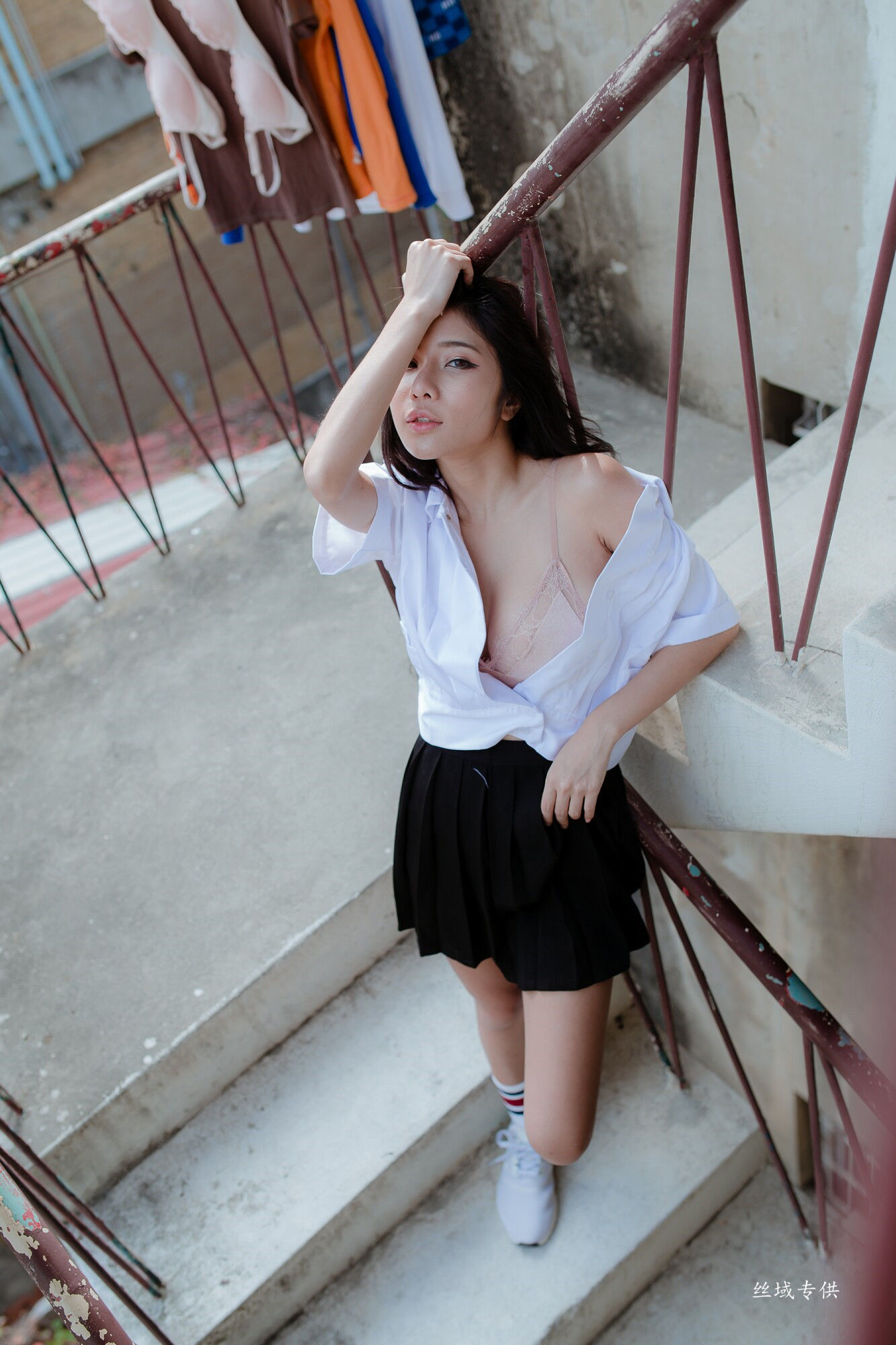 沈綺綺 水手服內衣外拍 三套服装-图54