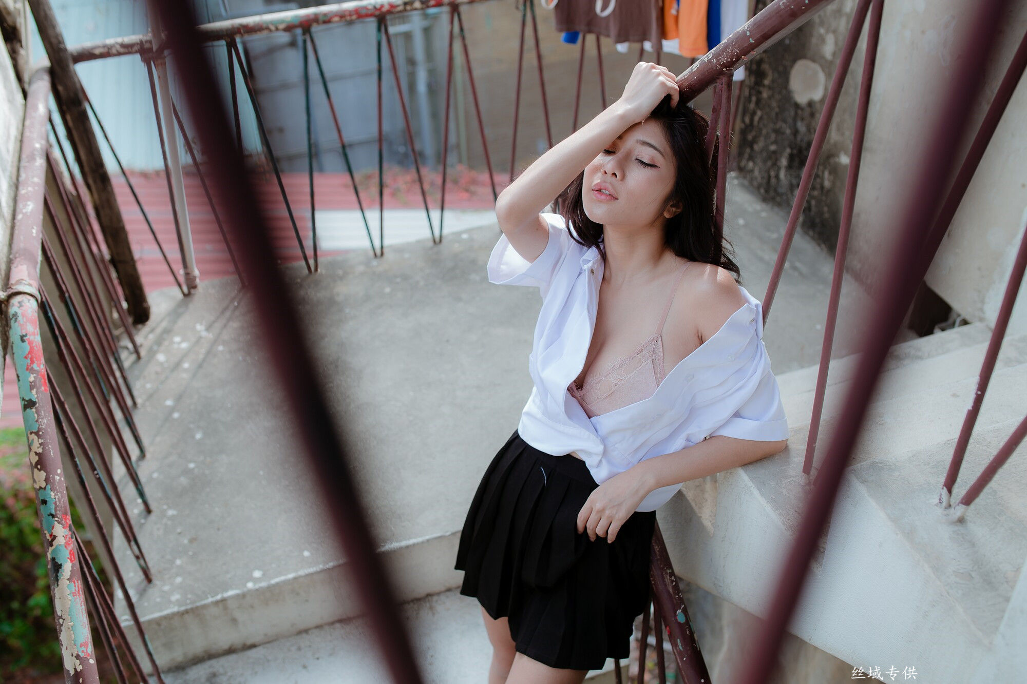 沈綺綺 水手服內衣外拍 三套服装-图55