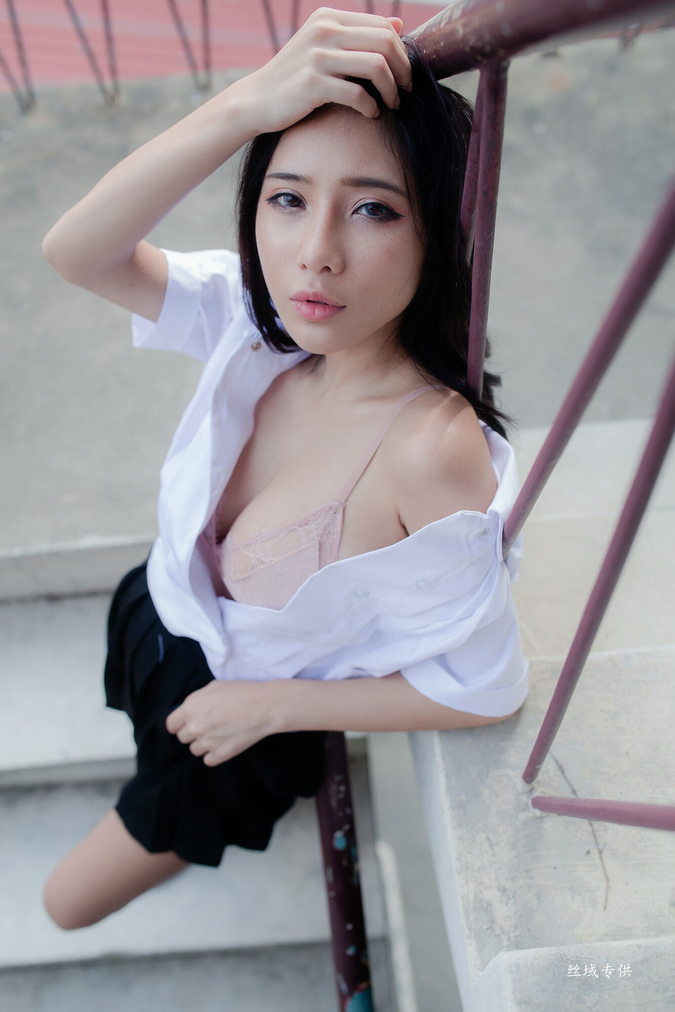 沈綺綺 水手服內衣外拍 三套服装-图57