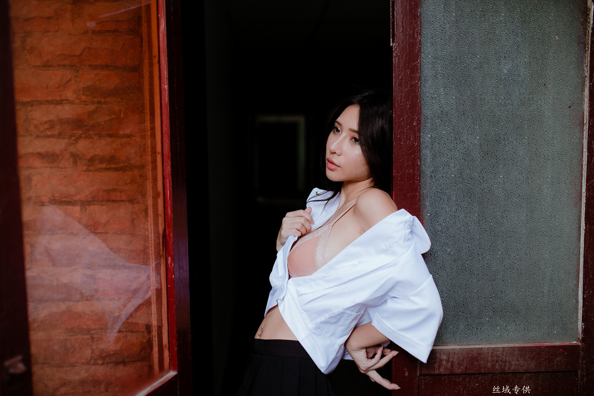 沈綺綺 水手服內衣外拍 三套服装-图85