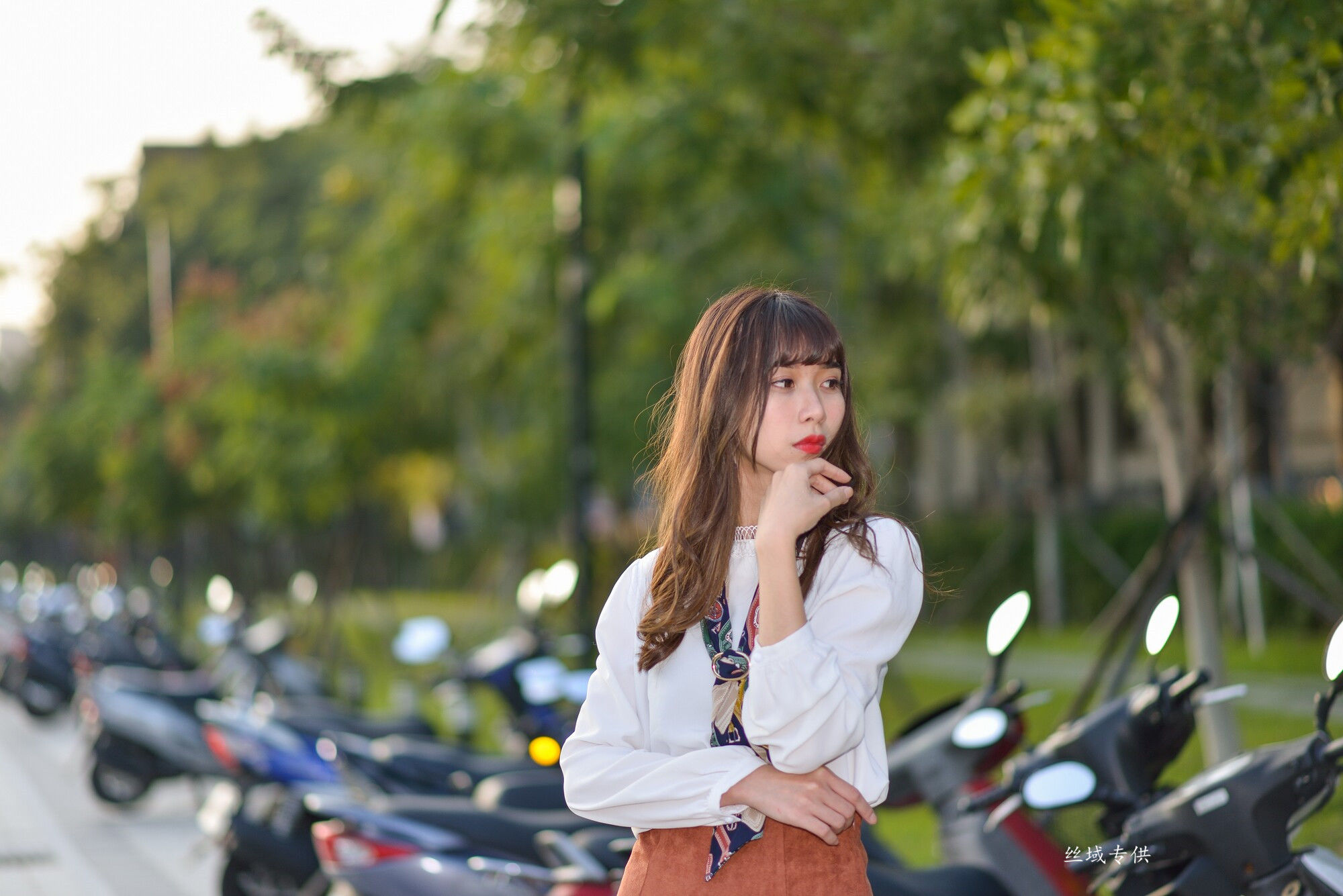 題題 國美館.時裝 黑丝小妹短裙街拍-图108