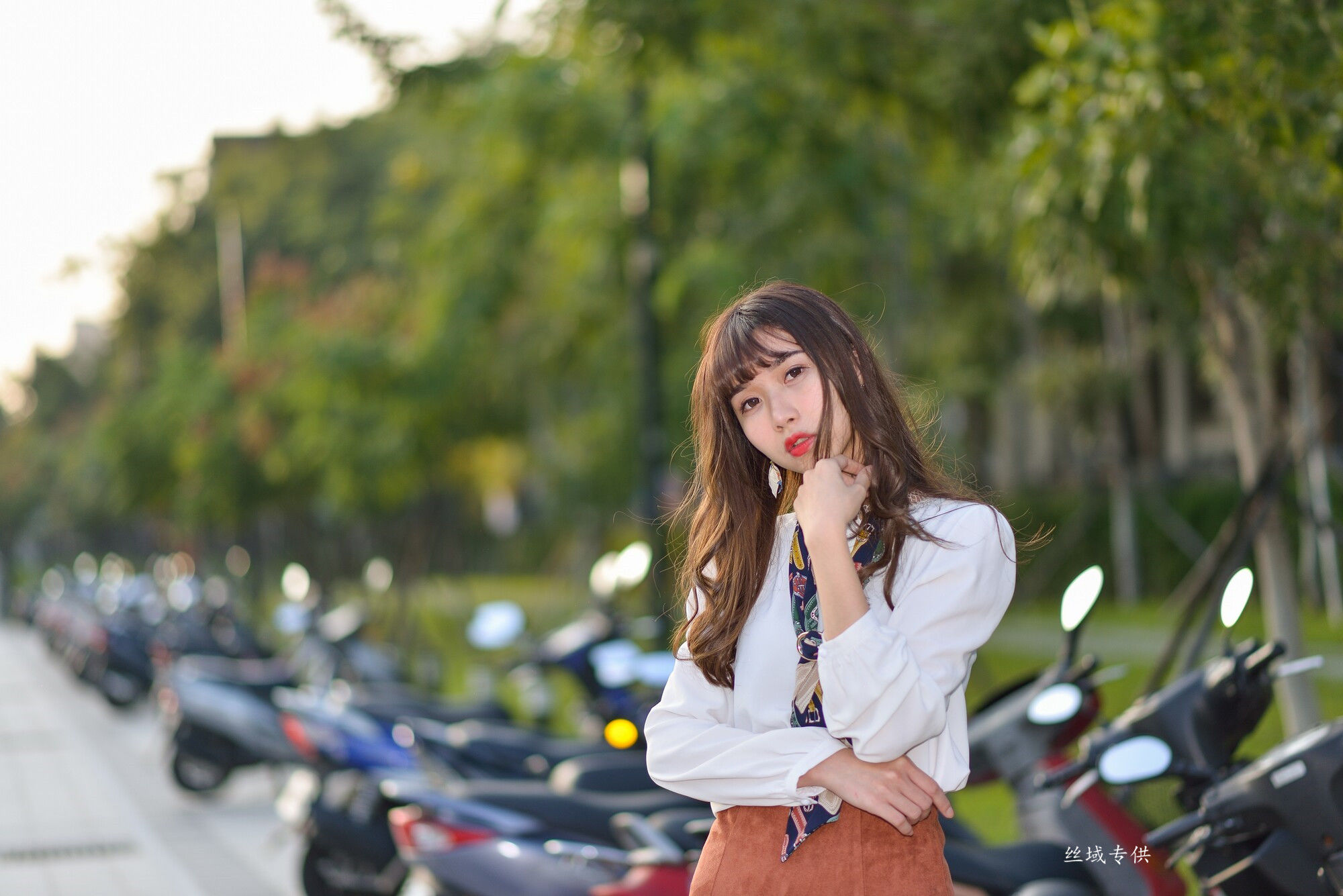 題題 國美館.時裝 黑丝小妹短裙街拍-图109