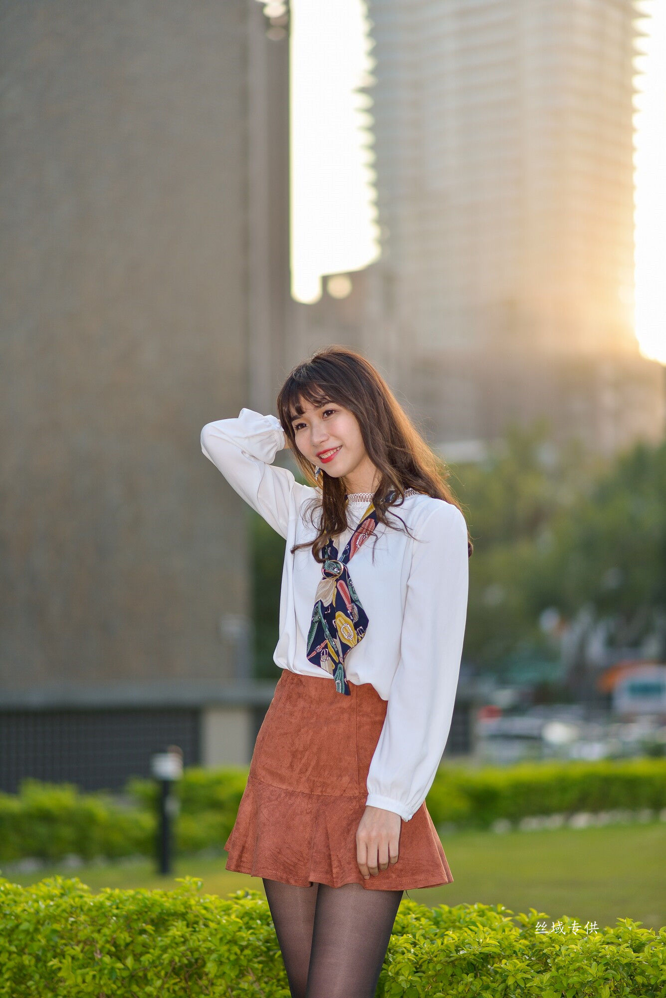 題題 國美館.時裝 黑丝小妹短裙街拍-图129