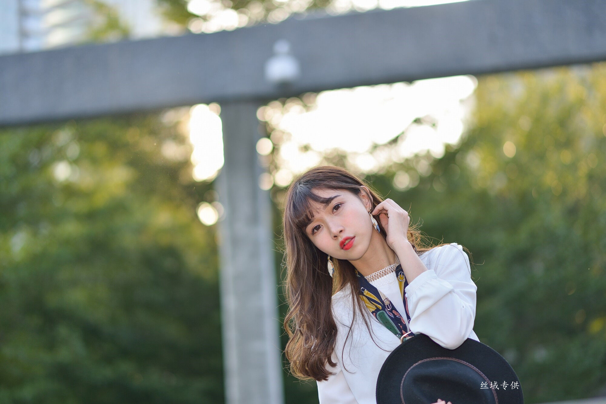 題題 國美館.時裝 黑丝小妹短裙街拍-图63