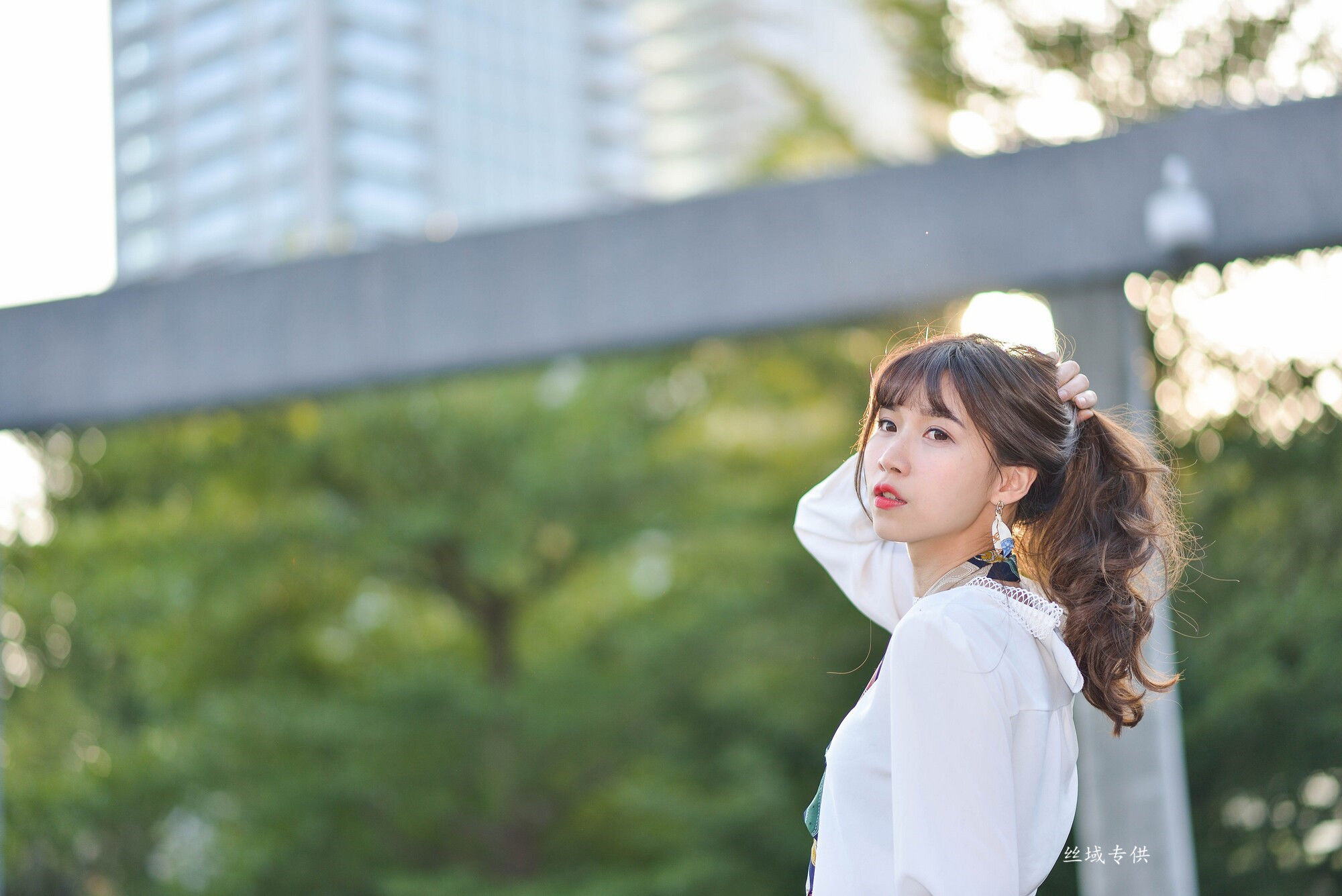 題題 國美館.時裝 黑丝小妹短裙街拍-图80