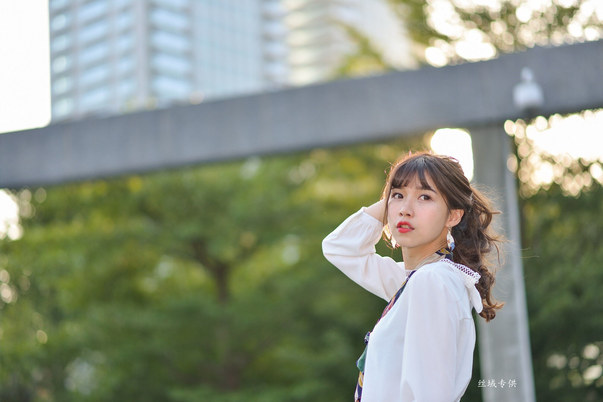 題題 國美館.時裝 黑丝小妹短裙街拍-图81