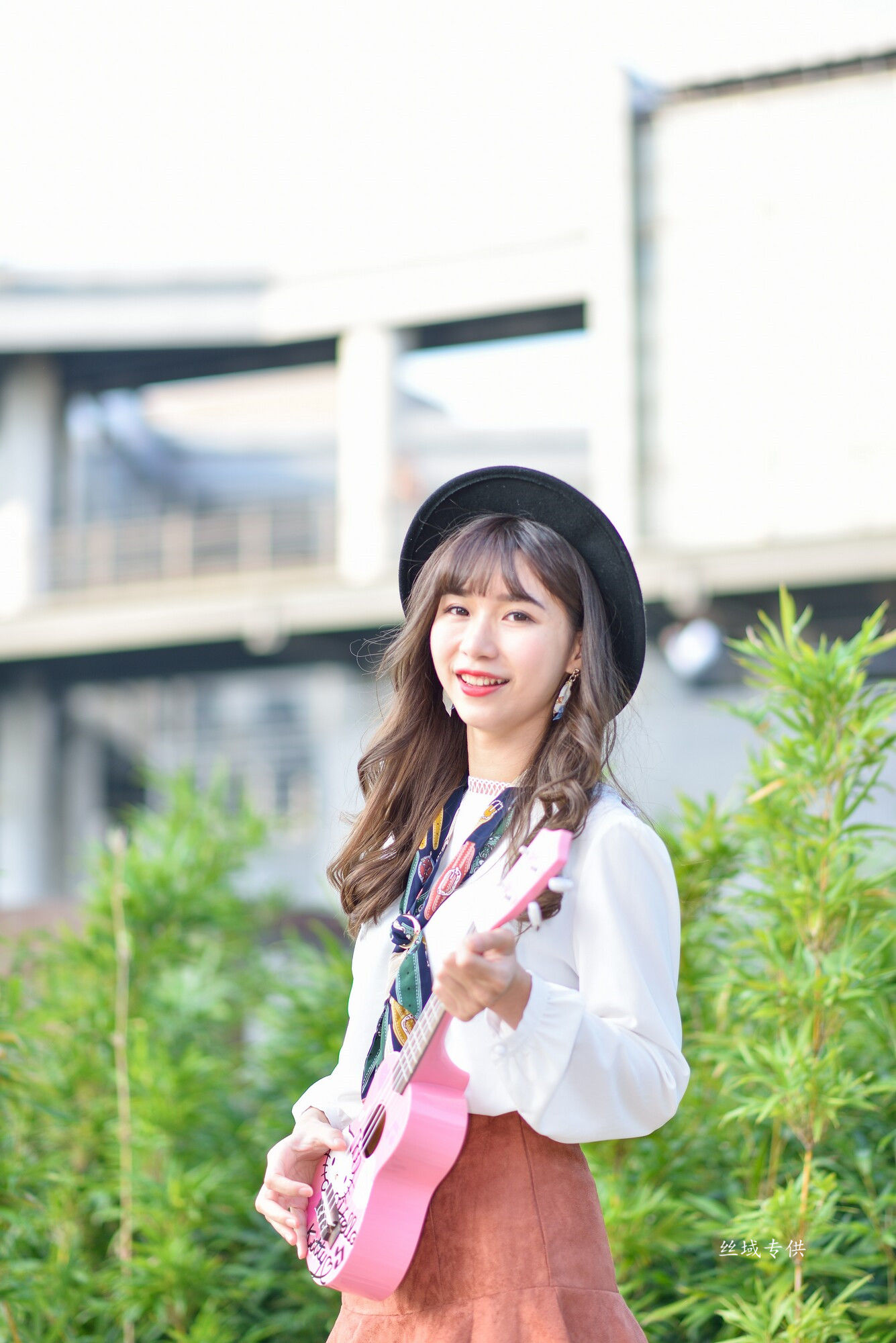 題題 國美館.時裝 黑丝小妹短裙街拍-图8