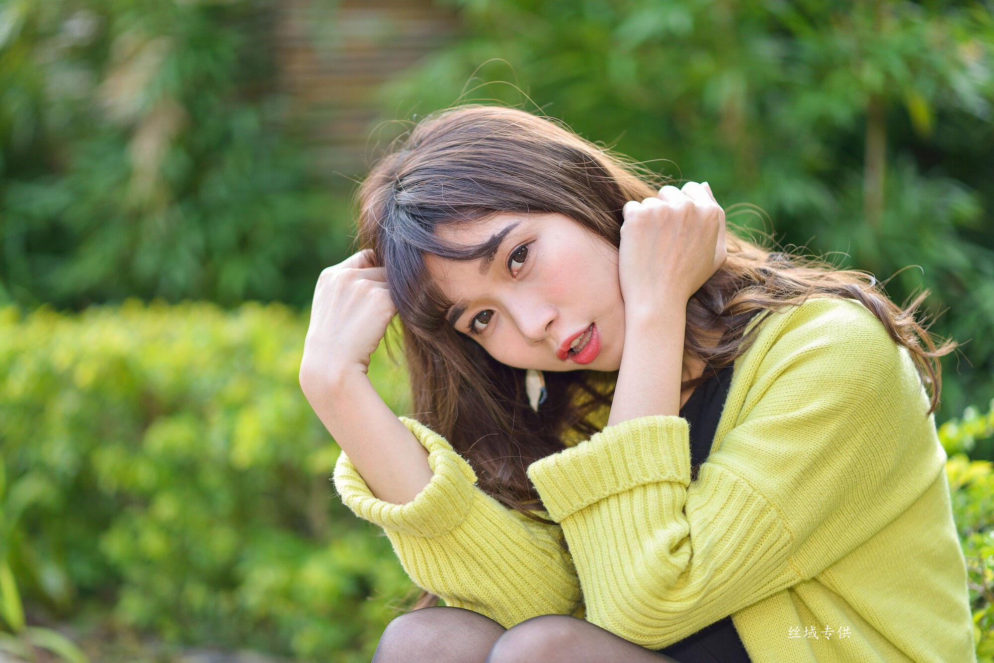 題題 國美館.時裝 黑丝街拍-图116