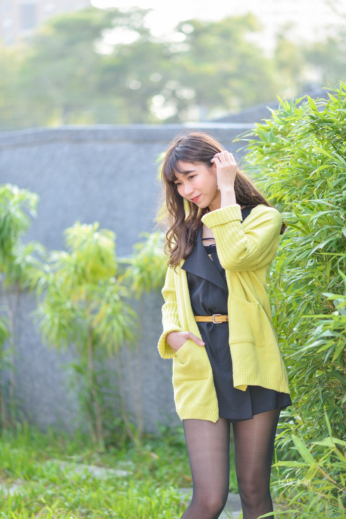 題題 國美館.時裝 黑丝街拍-图124