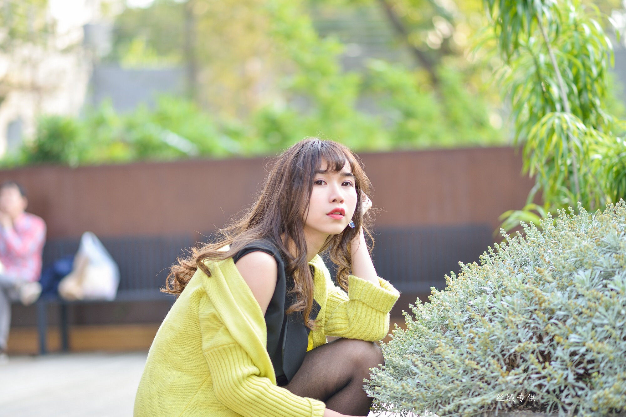 題題 國美館.時裝 黑丝街拍-图132