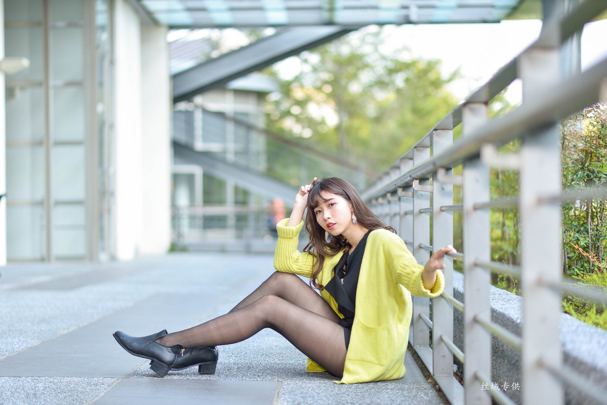 題題 國美館.時裝 黑丝街拍-图41