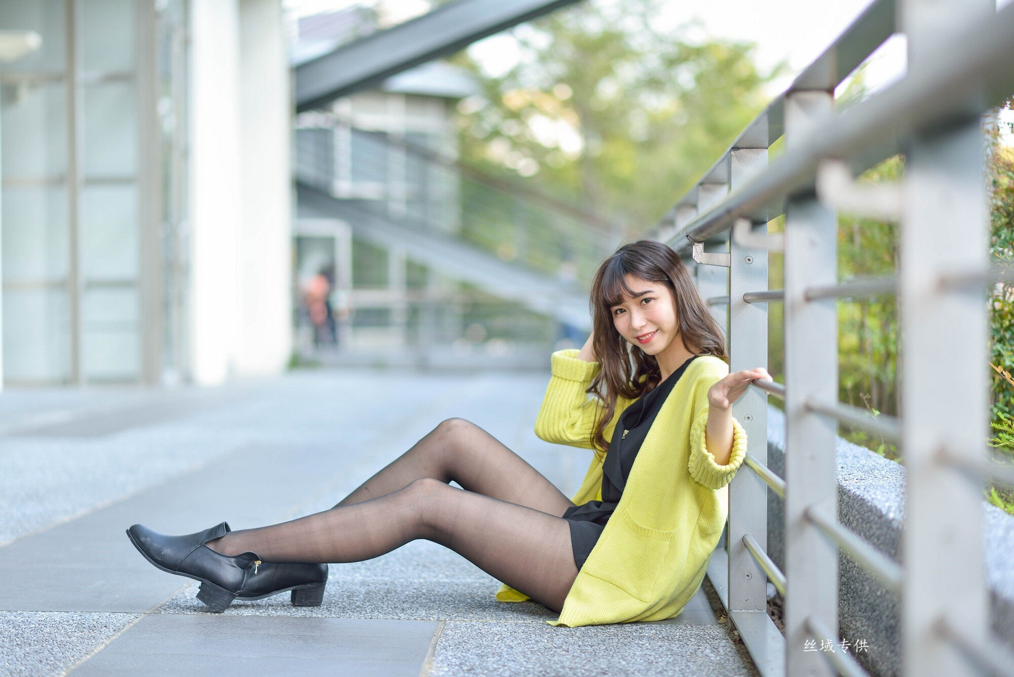 題題 國美館.時裝 黑丝街拍-图42