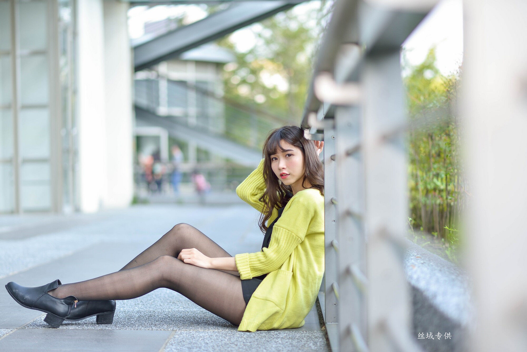 題題 國美館.時裝 黑丝街拍-图43