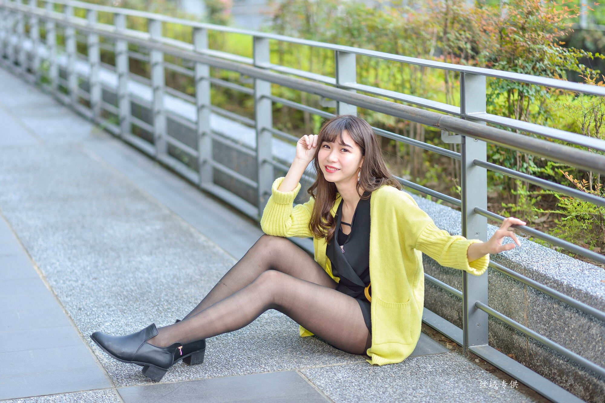 題題 國美館.時裝 黑丝街拍-图47