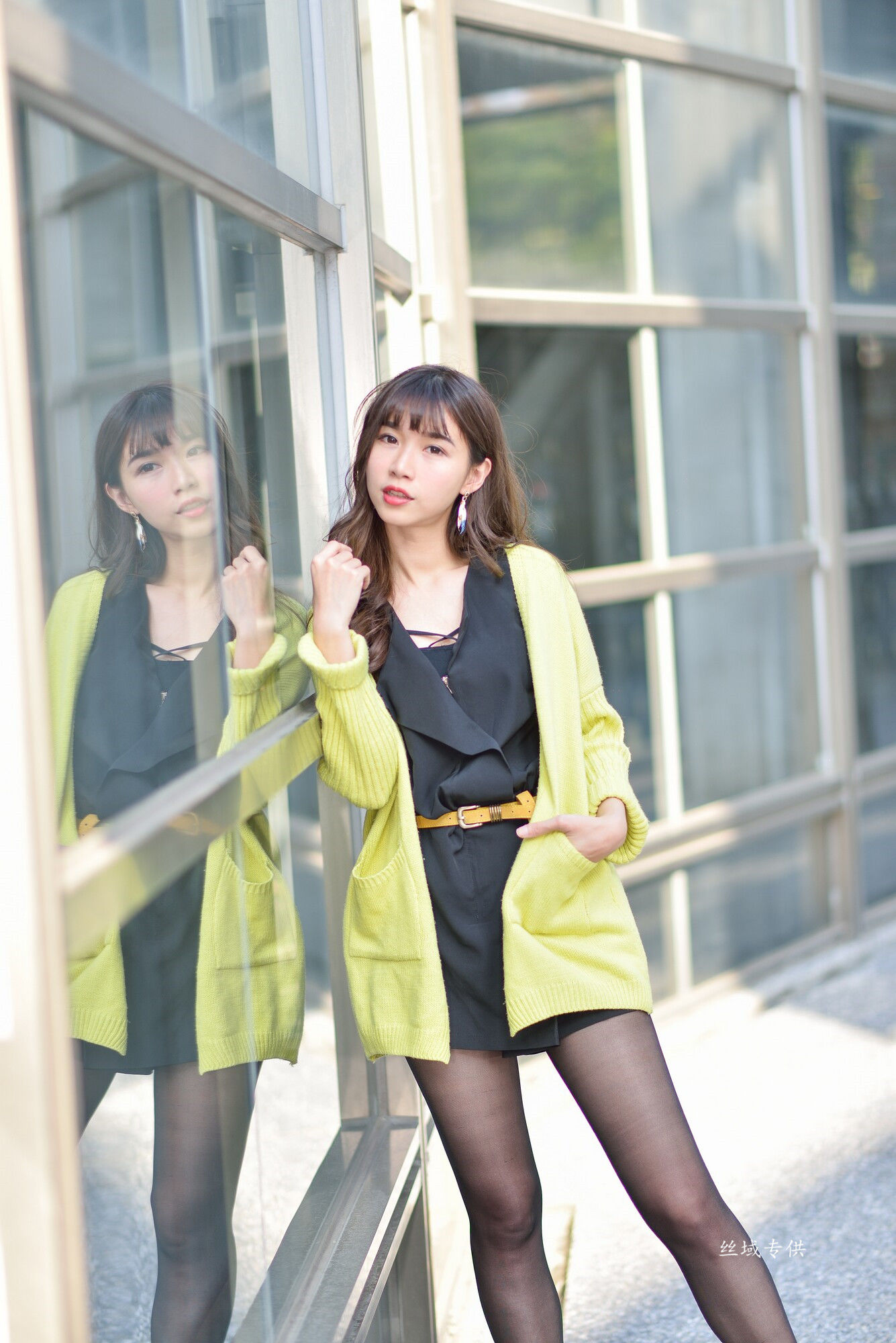 題題 國美館.時裝 黑丝街拍-图75