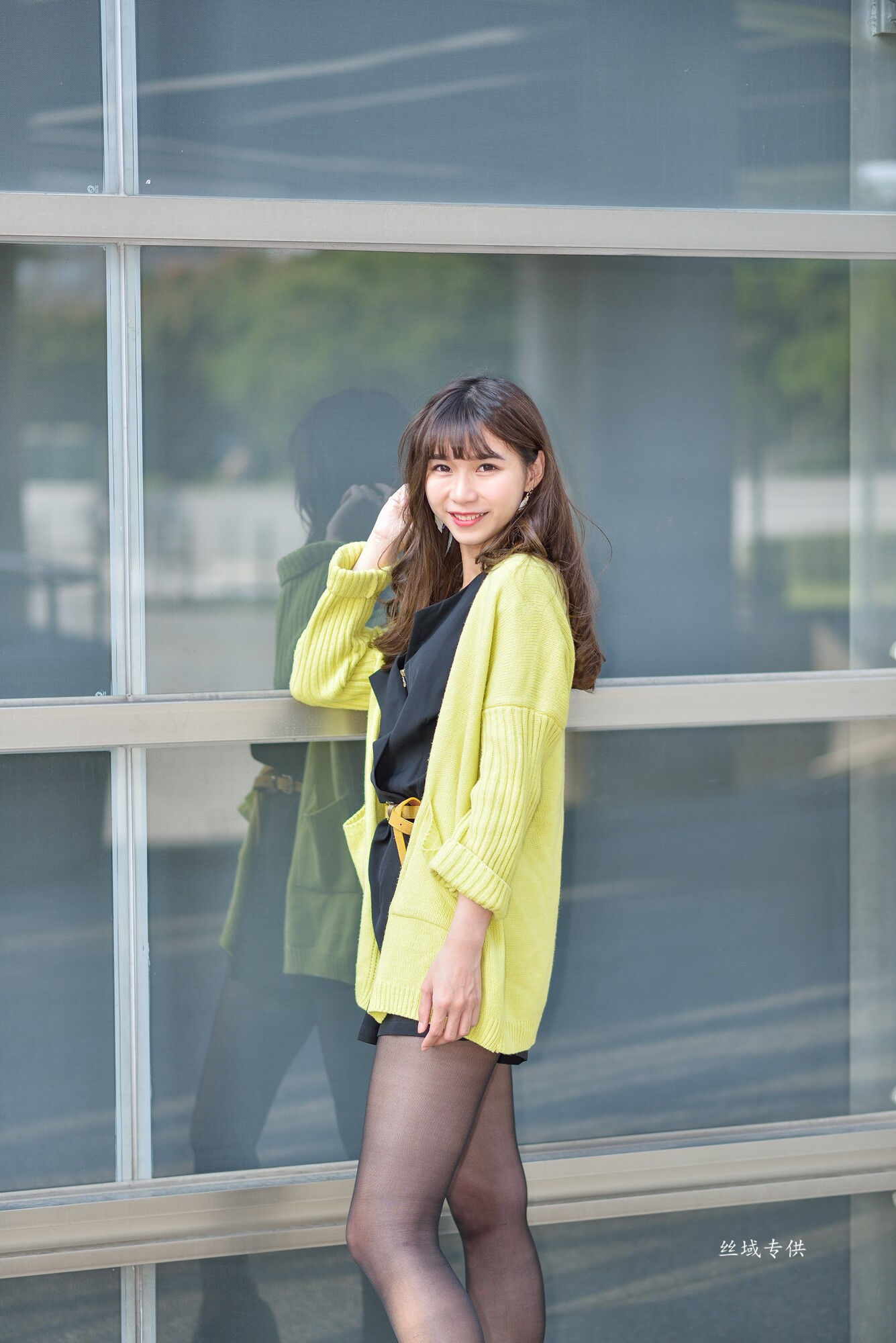 題題 國美館.時裝 黑丝街拍-图76