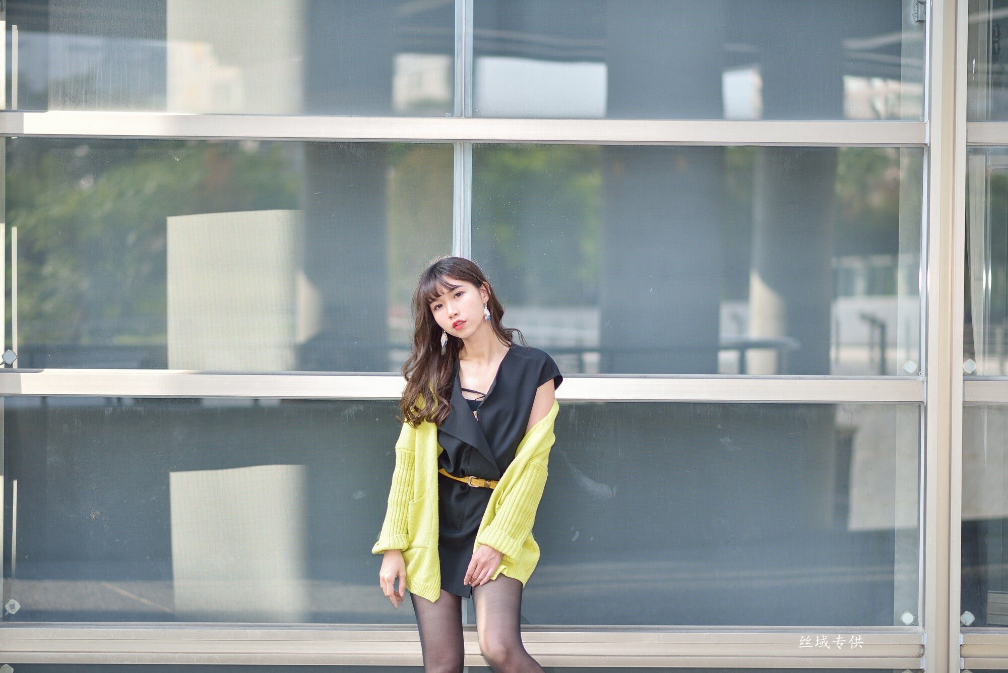 題題 國美館.時裝 黑丝街拍-图79