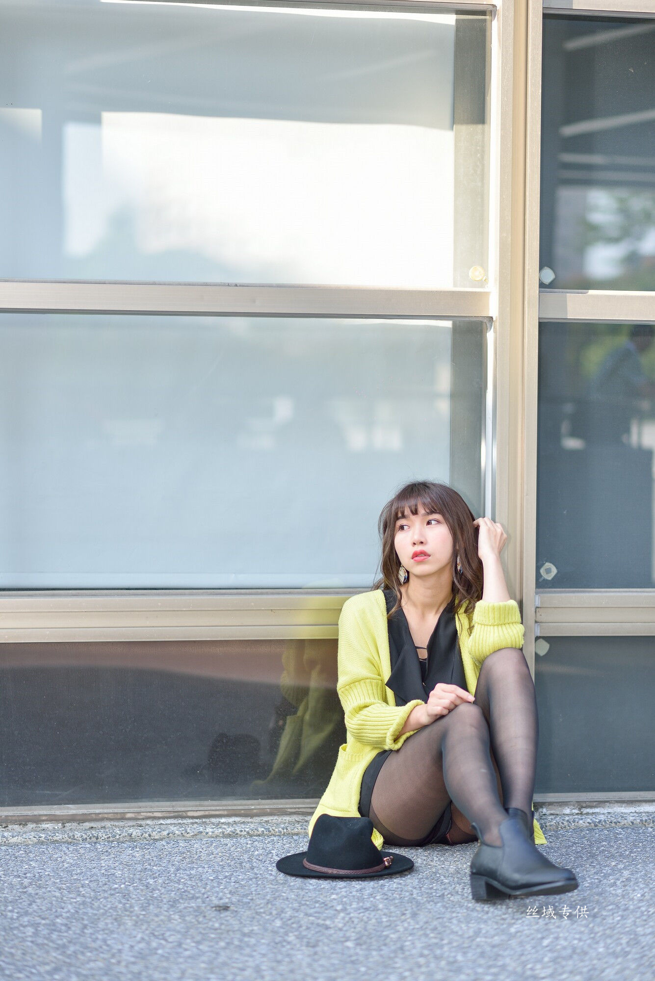 題題 國美館.時裝 黑丝街拍-图87