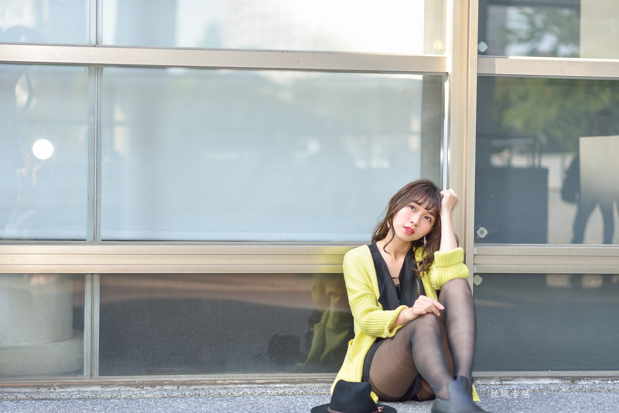 題題 國美館.時裝 黑丝街拍-图89