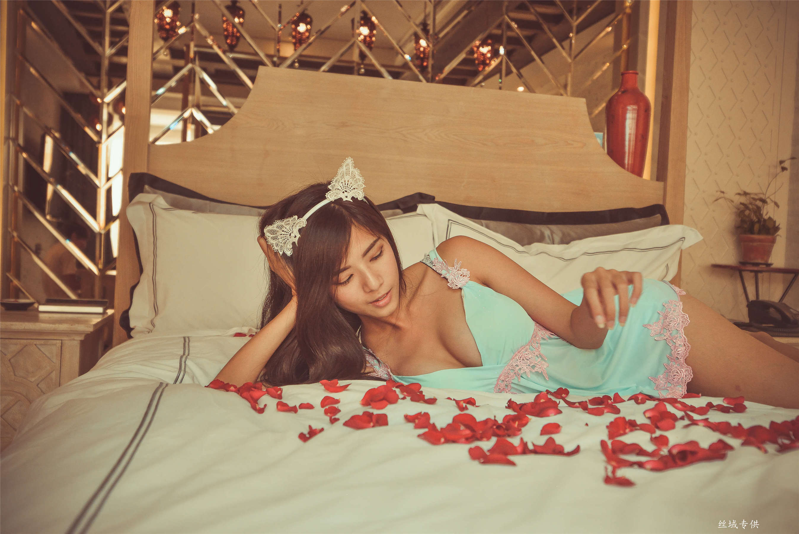 方唯真 性感.芭蕾城市渡假旅店 猫女睡衣-图18