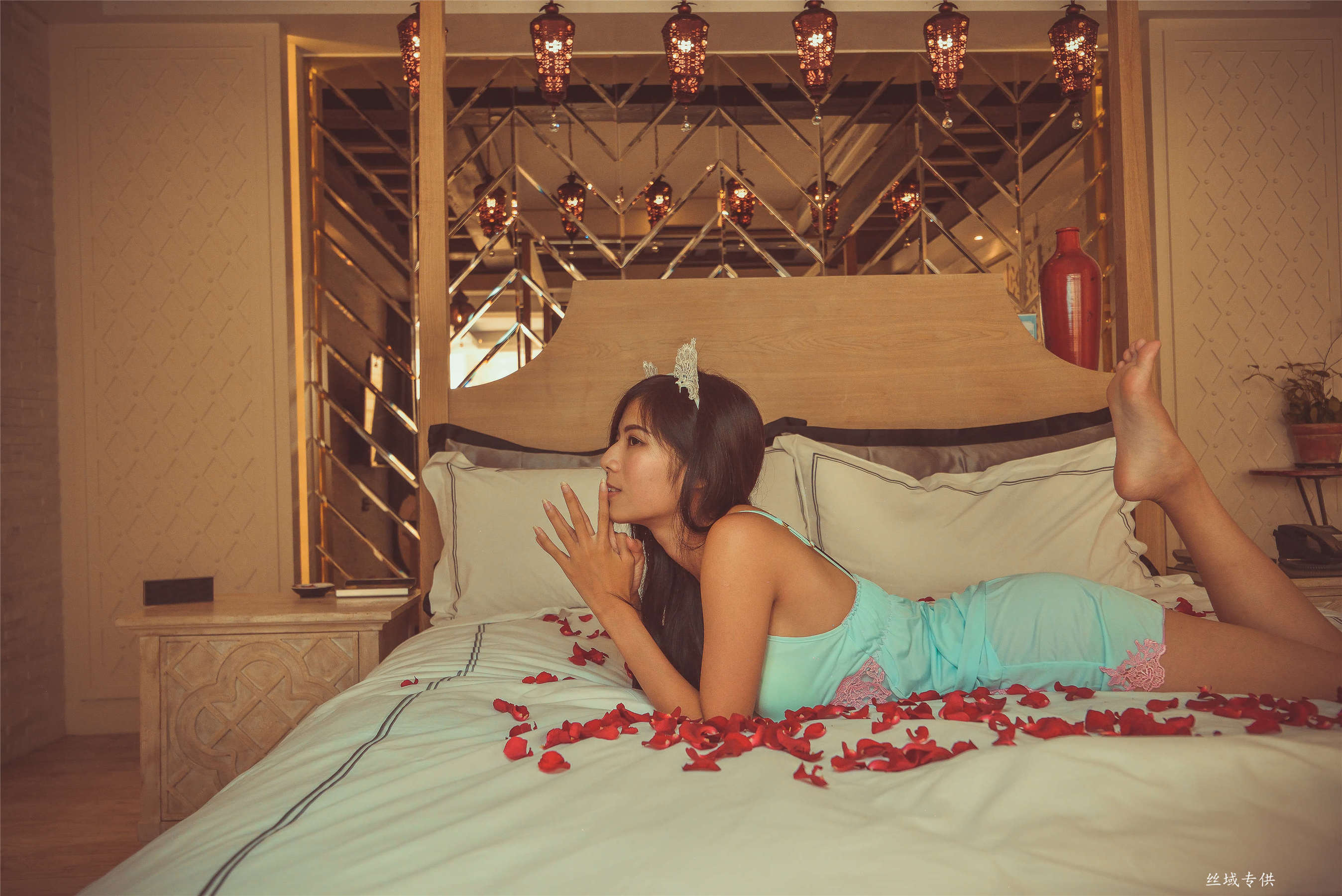 方唯真 性感.芭蕾城市渡假旅店 猫女睡衣-图21