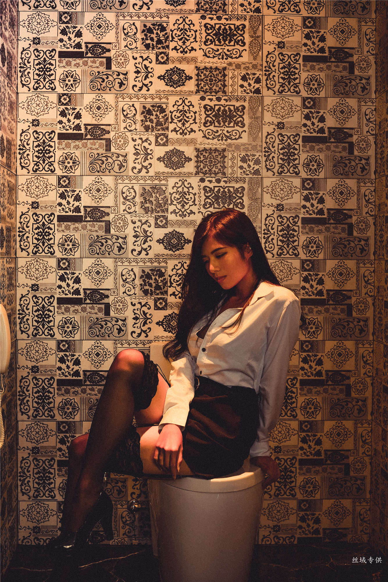 方唯真 性感.芭蕾城市渡假旅店 黑丝OL-图0