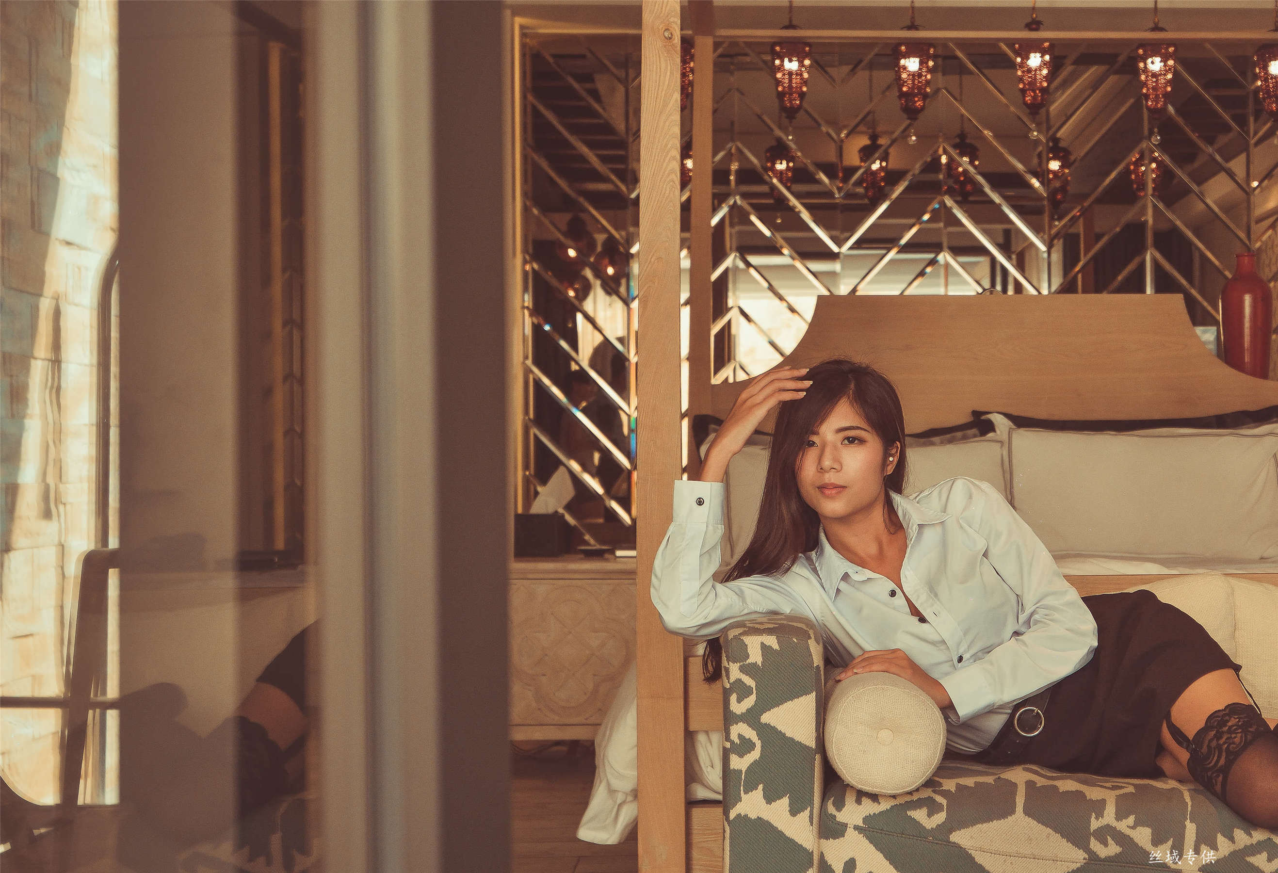 方唯真 性感.芭蕾城市渡假旅店 黑丝OL-图118