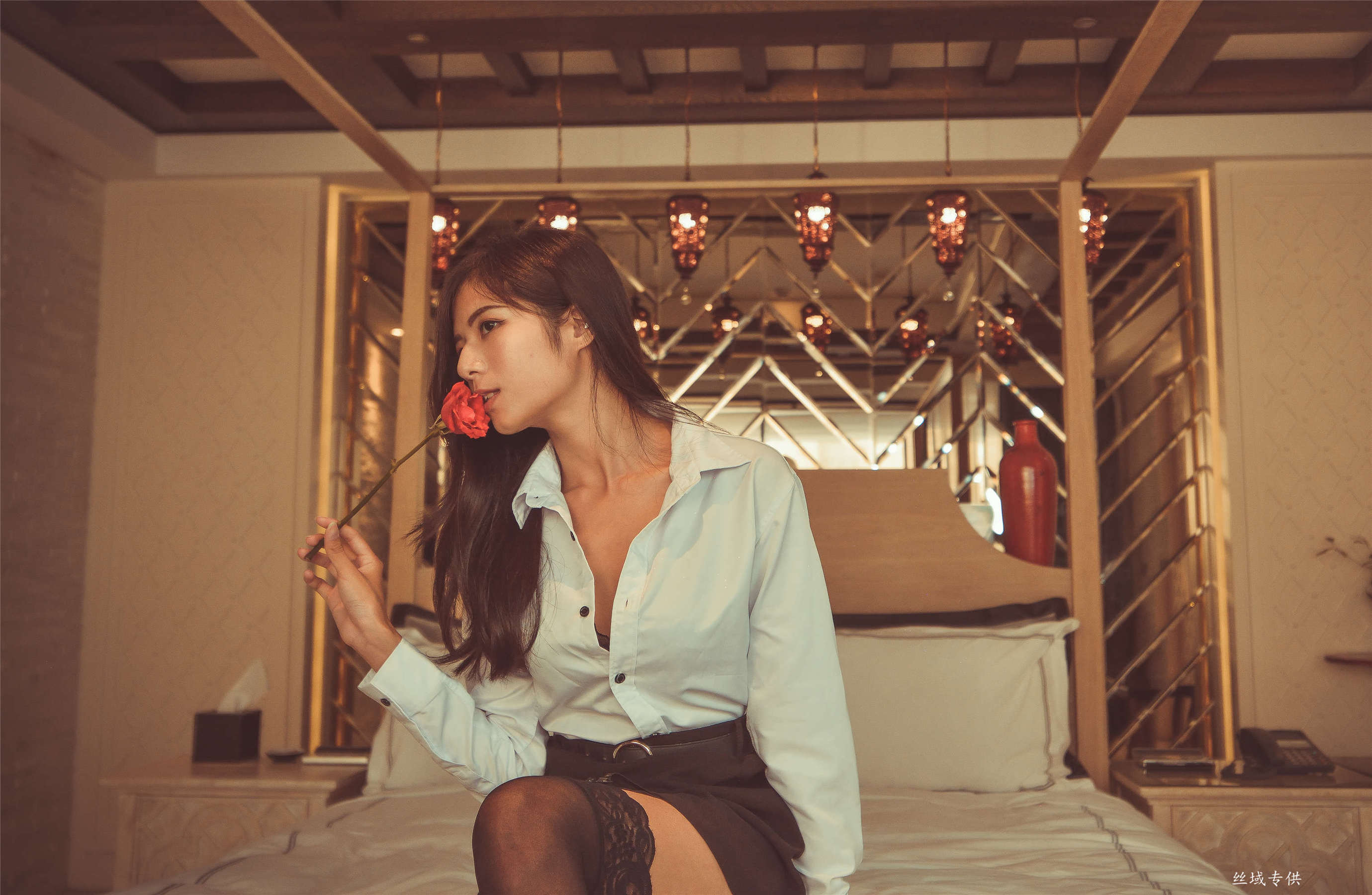 方唯真 性感.芭蕾城市渡假旅店 黑丝OL-图126