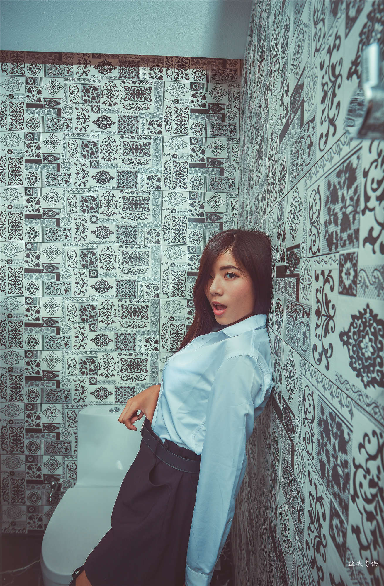 方唯真 性感.芭蕾城市渡假旅店 黑丝OL-图44