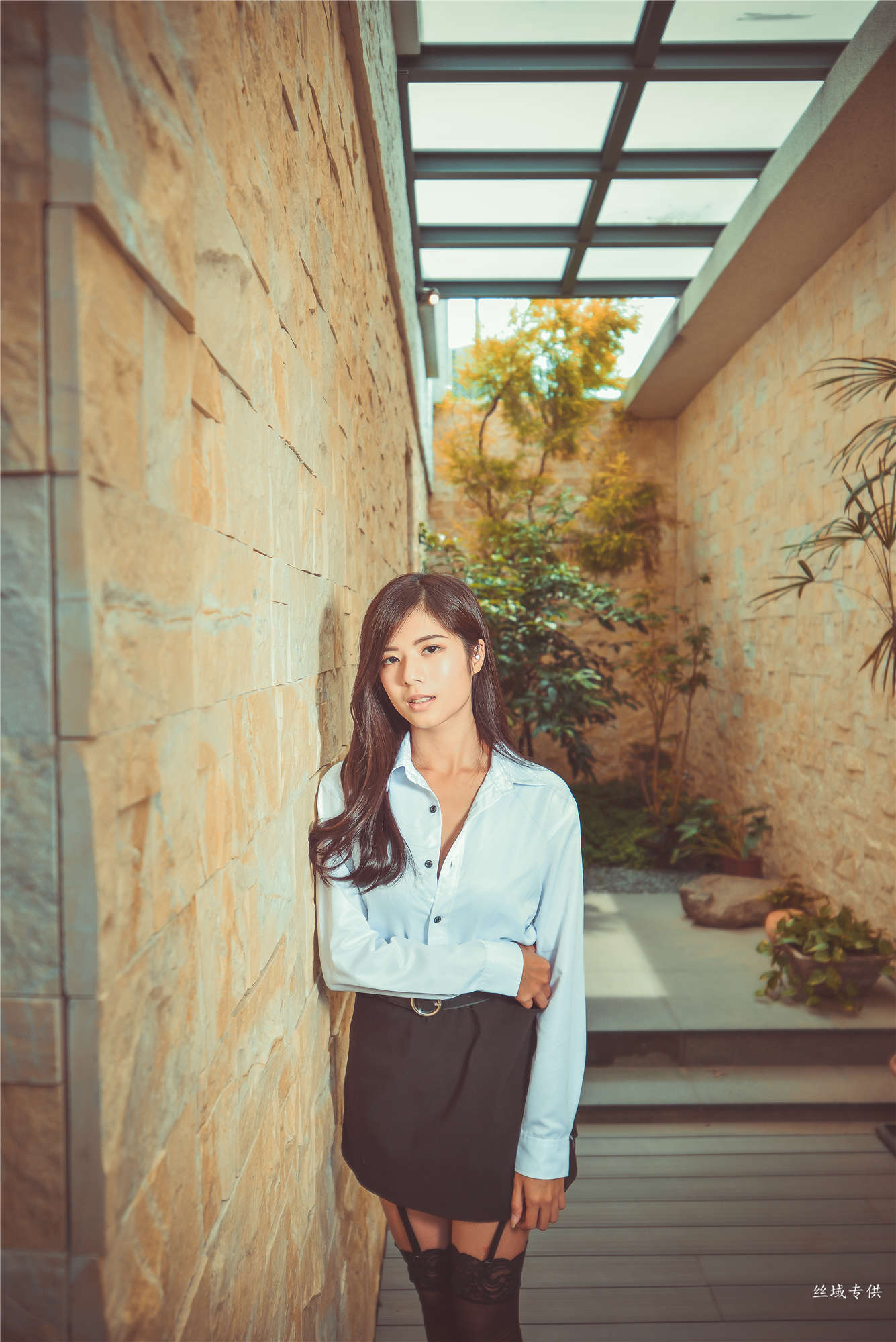 方唯真 性感.芭蕾城市渡假旅店 黑丝OL-图46