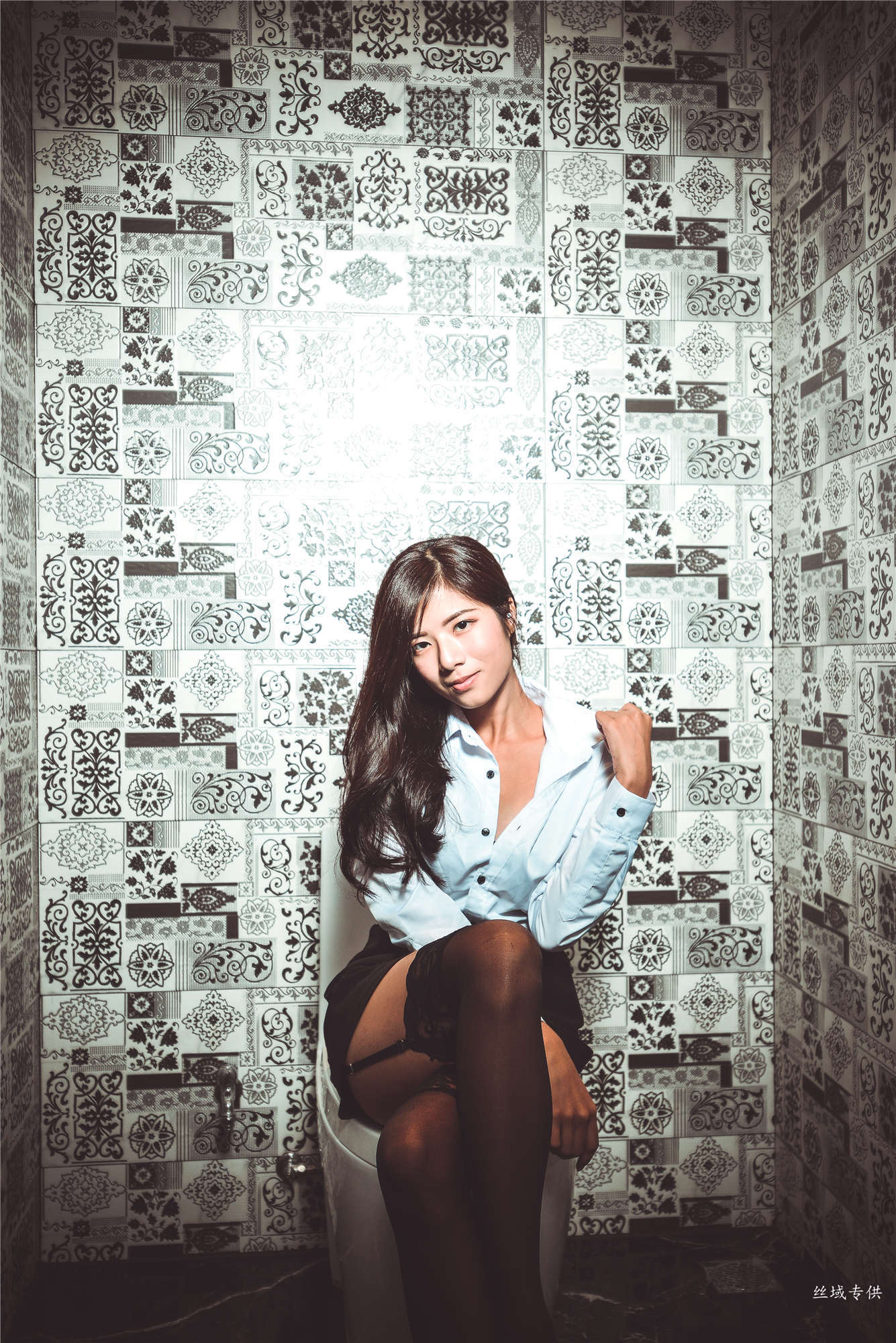 方唯真 性感.芭蕾城市渡假旅店 黑丝OL-图4