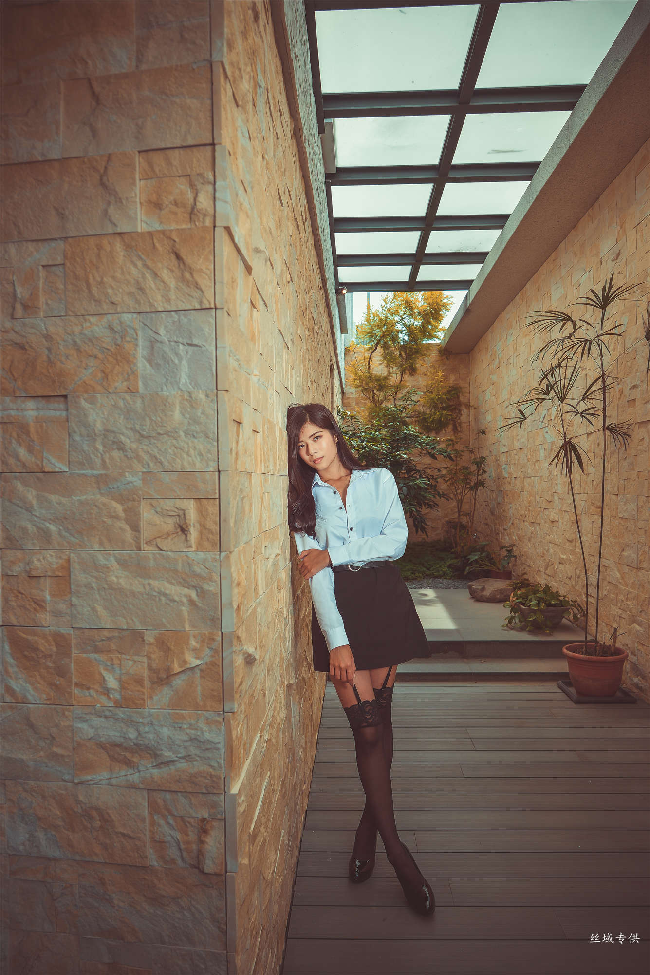 方唯真 性感.芭蕾城市渡假旅店 黑丝OL-图50